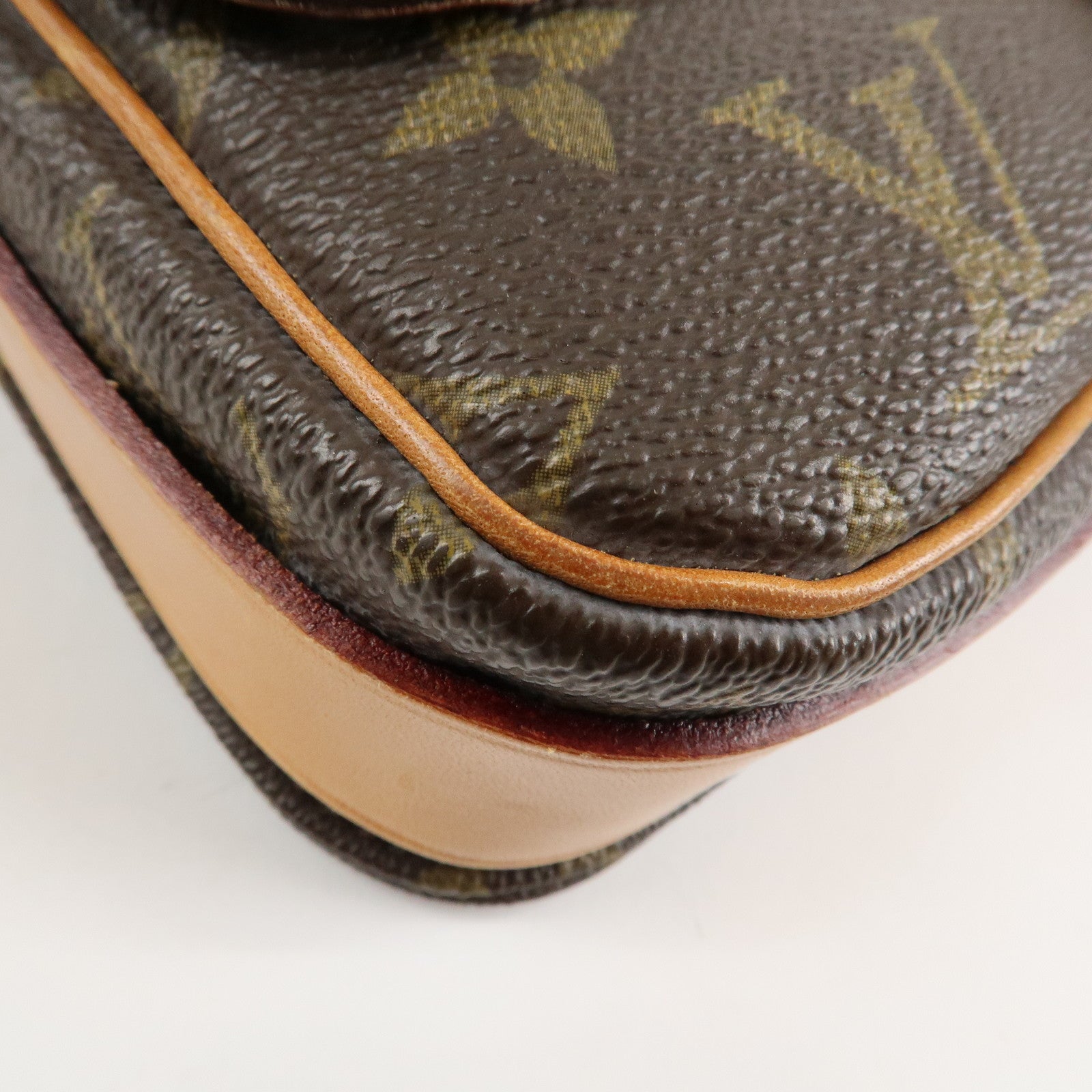 Louis Vuitton Monogram Mini Cartouchiere Shoulder Bag M51254 Used