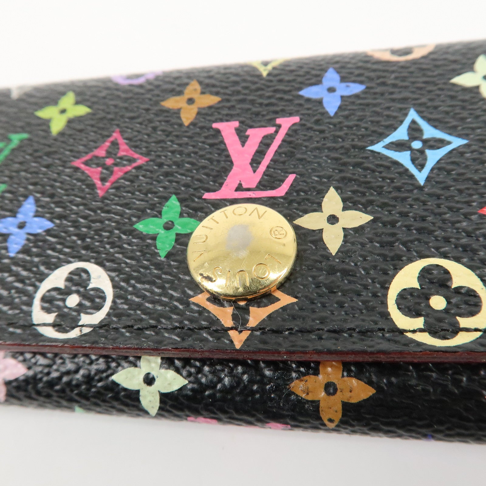 Louis Vuitton Monogram Multicolor Multicles 4 Key Case Noir M93732 Used