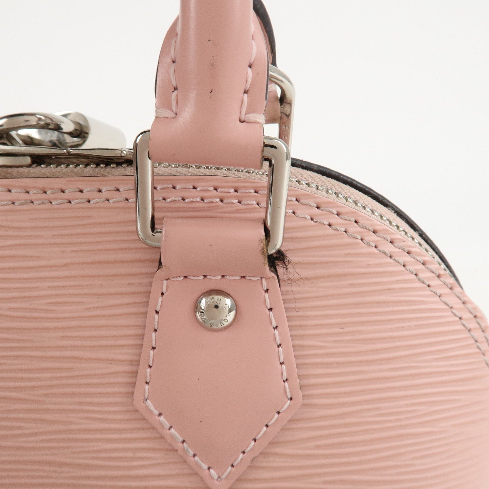 Louis Vuitton Epi Alma BB 2Way Hand Bag Rose Ballerine M41327