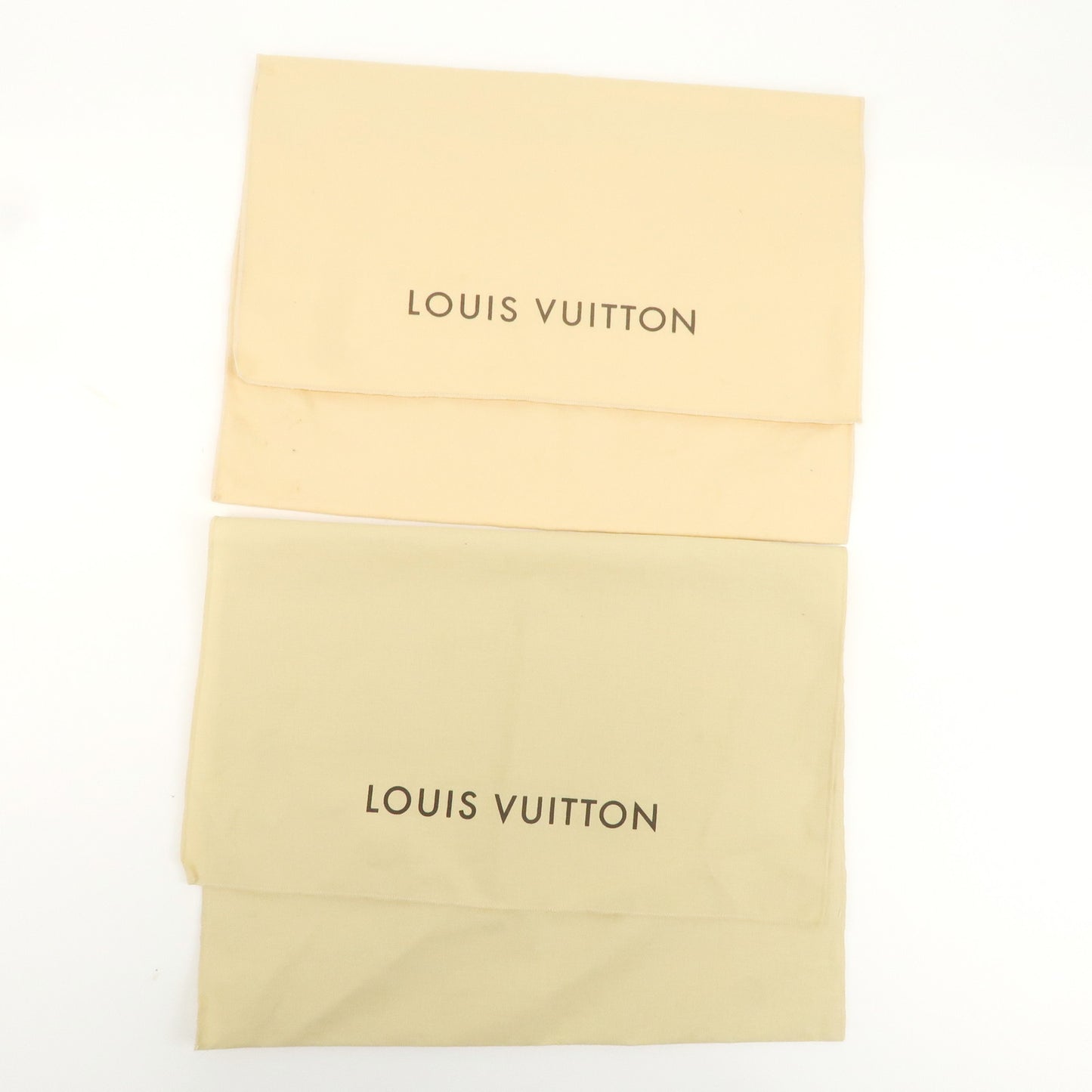 Louis Vuitton Set of 10 Dust bag Flap Type Beige