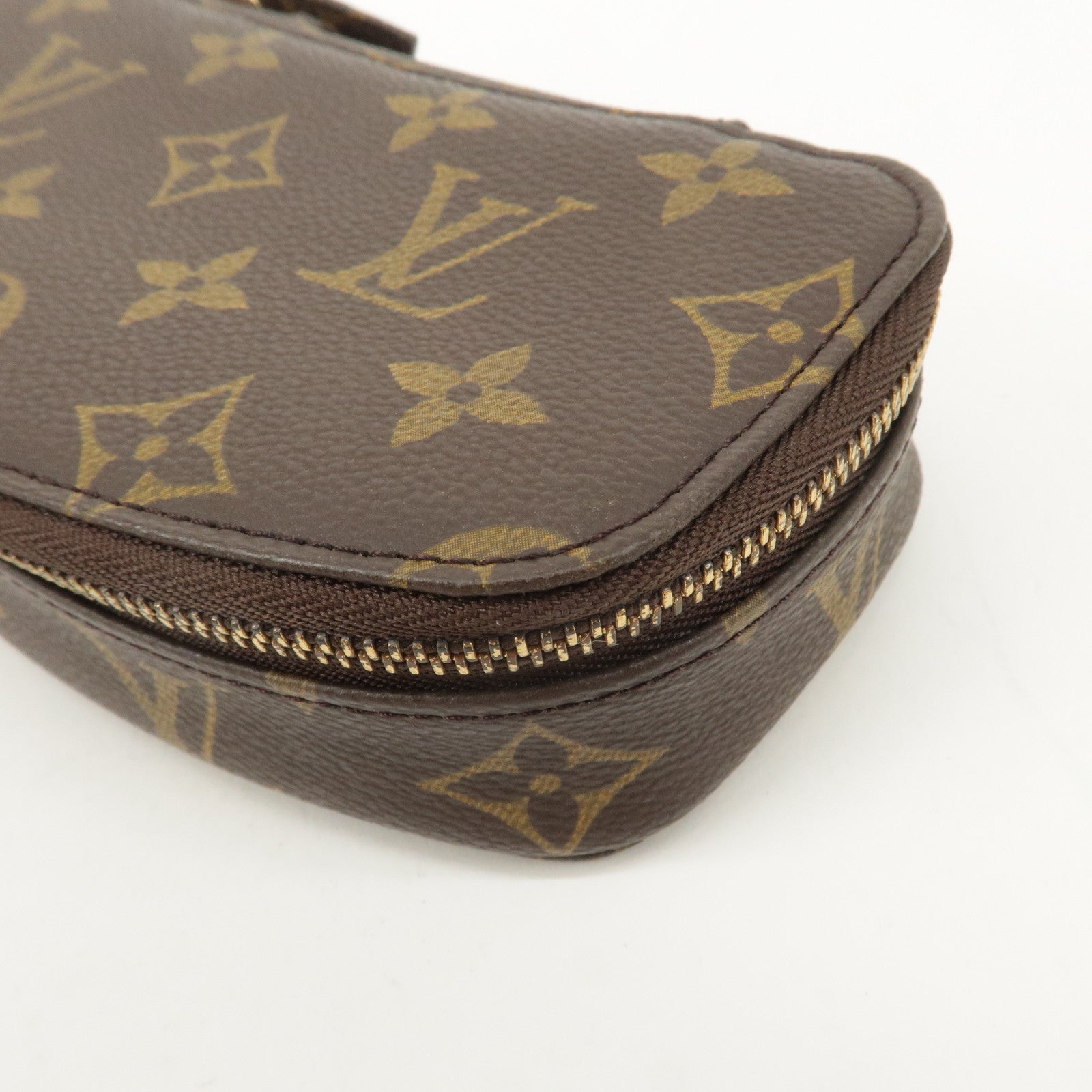 Louis Vuitton Monogram Posh Monte Carlo Pouch Brown M47352 Used