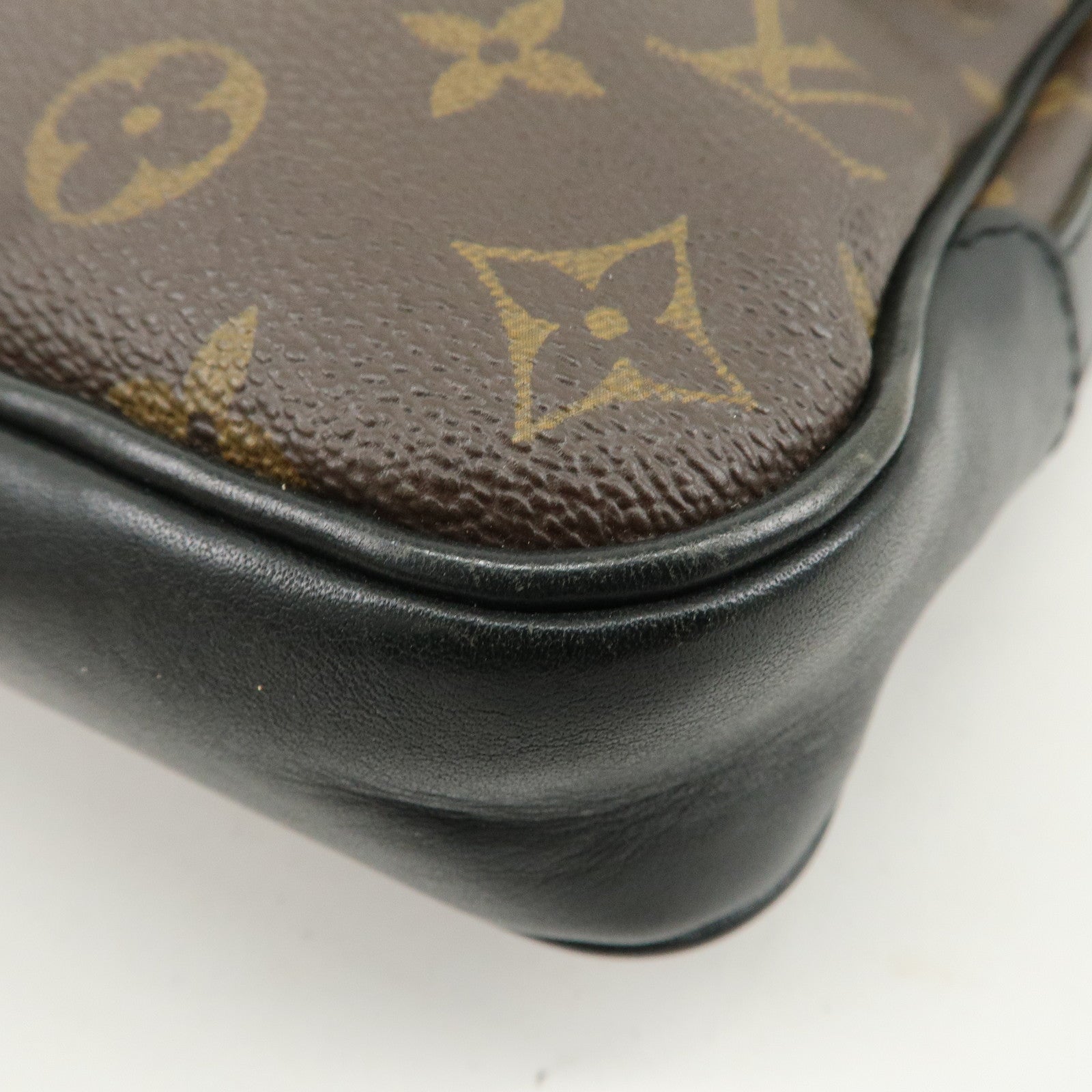 Louis Vuitton Monogram Macassar Bass MM Shoulder Bag M56715