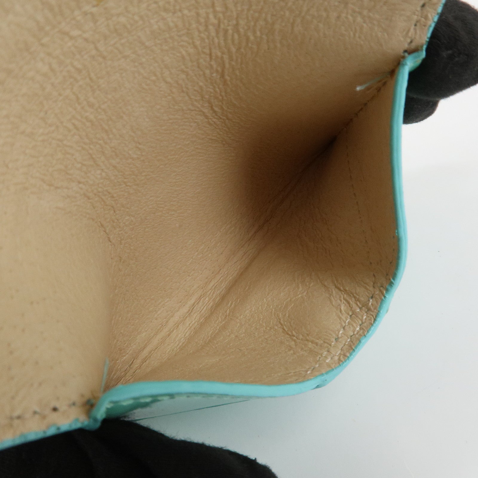 Tiffany & Co Set of 3 Card Case Coin Case Ballpoint Pen Light Blue