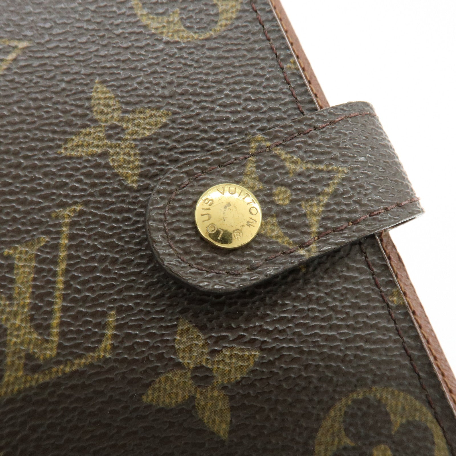 Louis Vuitton Monogram Agenda PM Planner Cover Brown R20005