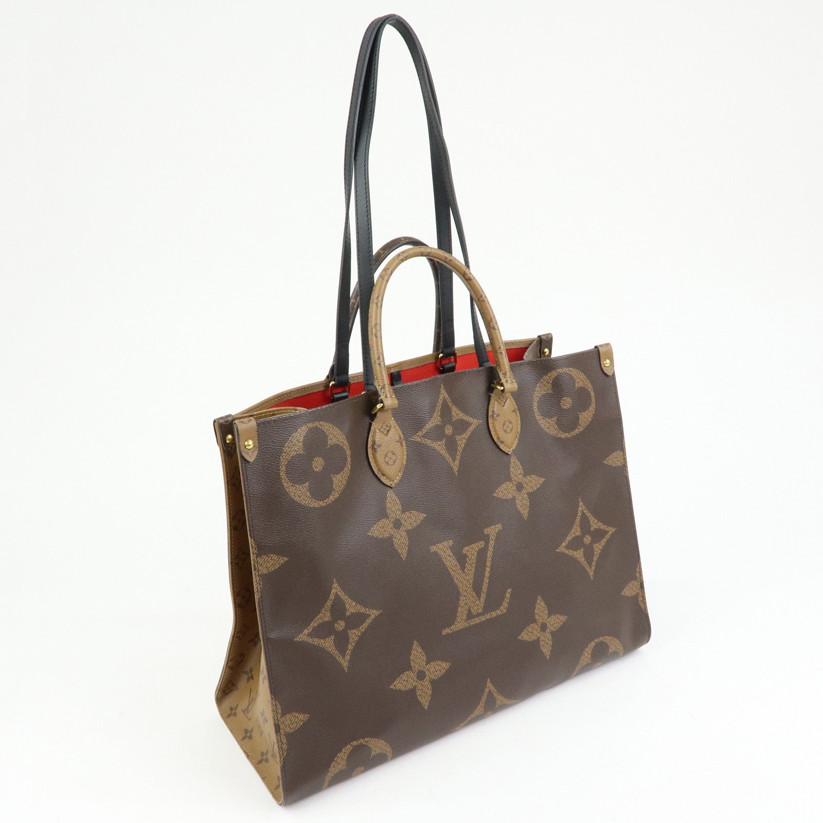 Louis Vuitton Monogram Giant On The Go GM Leather Hand Bag M45320