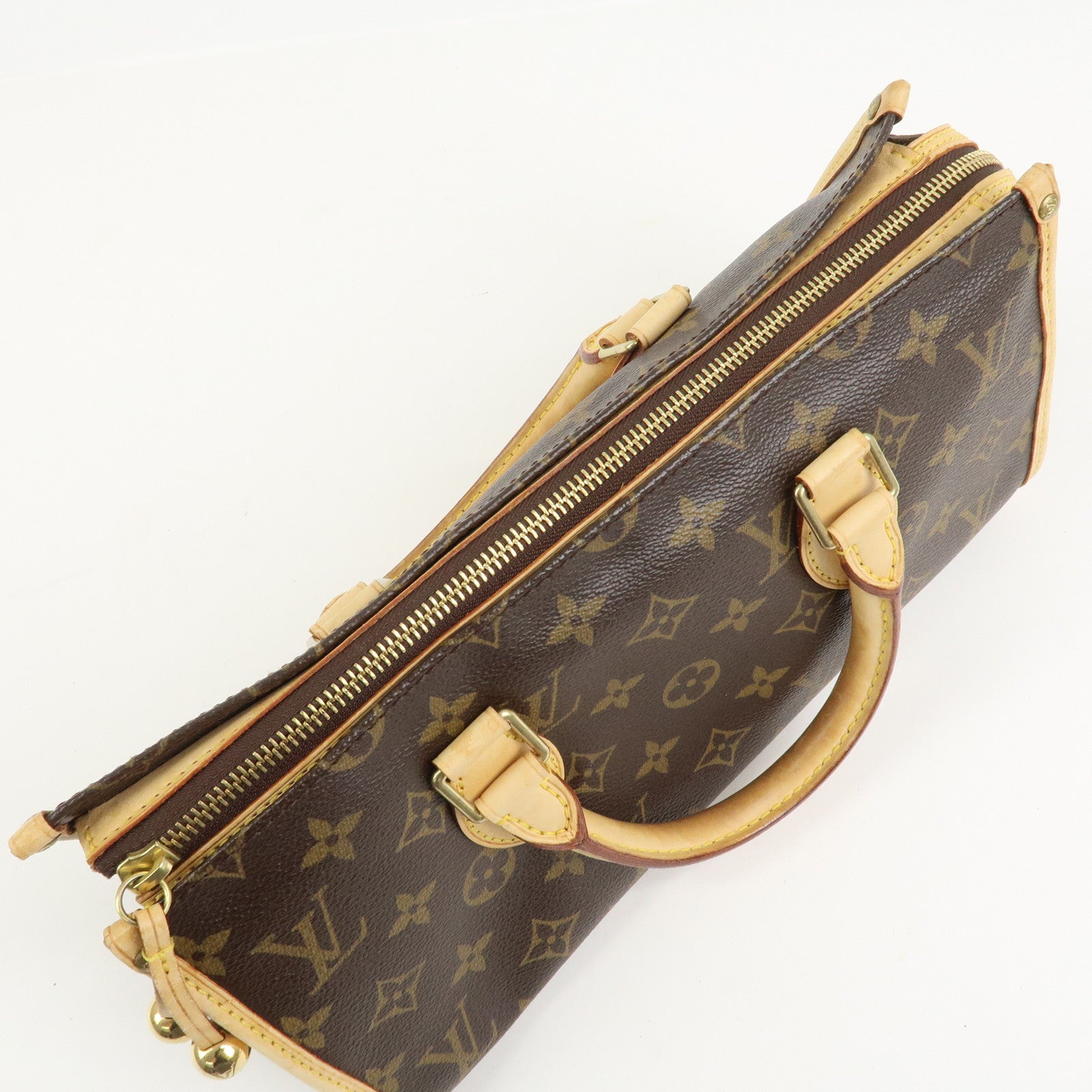 Louis Vuitton Monogram Popincourt Hand Bag Brown M40009