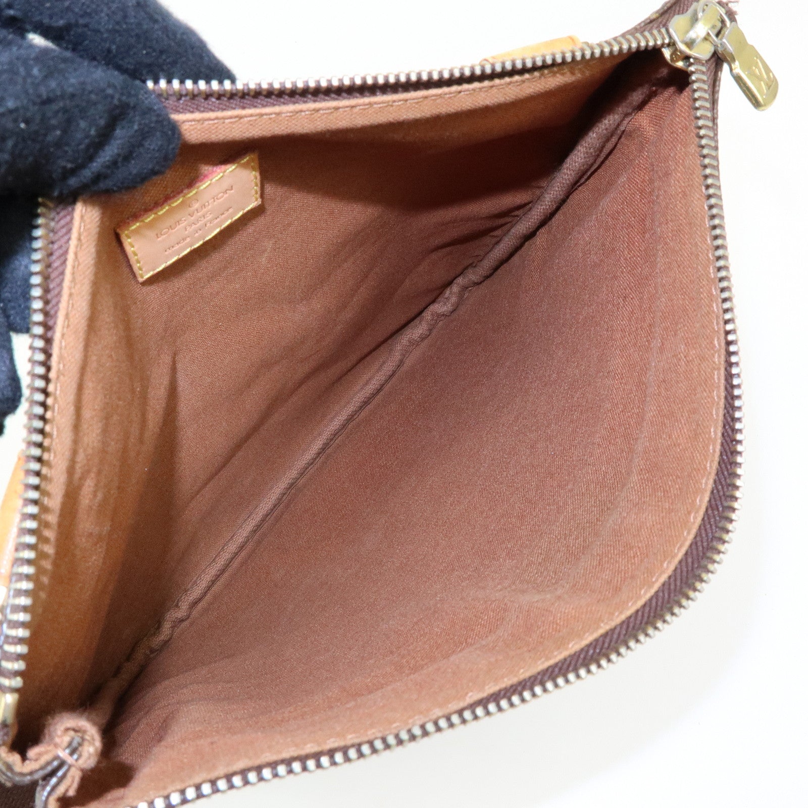 Louis Vuitton Monogram Pochette Bosphore Shoulder Bag Brown M40044
