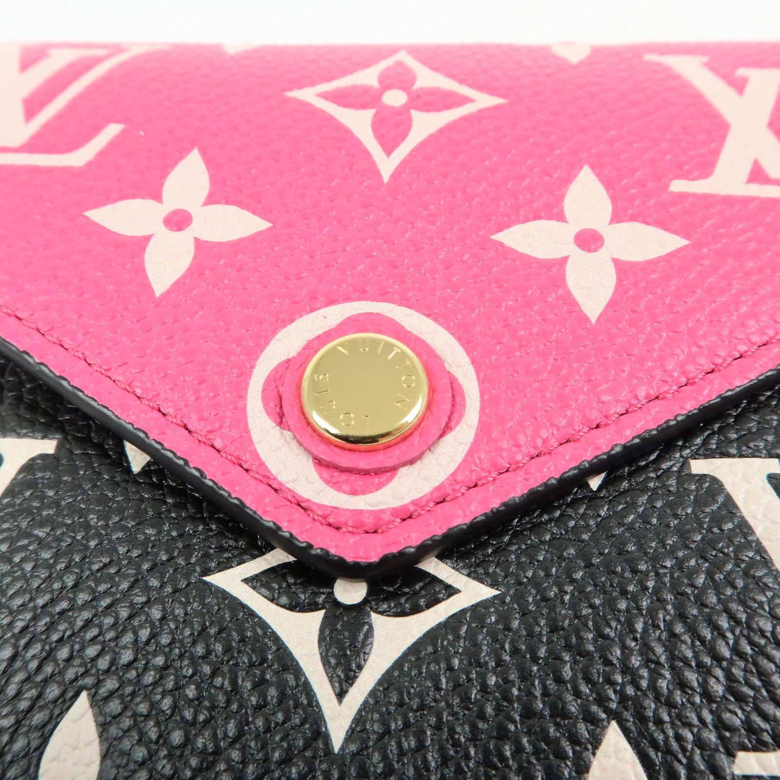 Louis Vuitton Portefeuille Victorine Bi-color Empreinte M81285