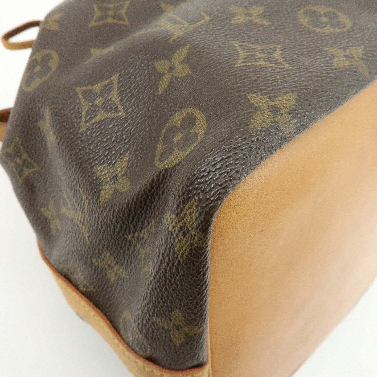 Louis Vuitton Monogram Petit Noe Shoulder Bag Brown M42226