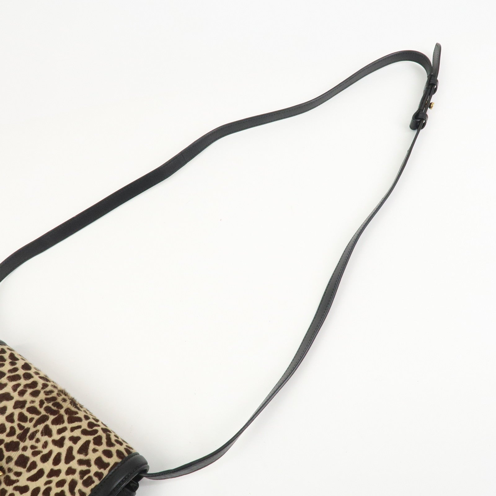 SAINT LAURENT PARIS Cassandre KaiaSmall Leopard Shoulder Bag 619740