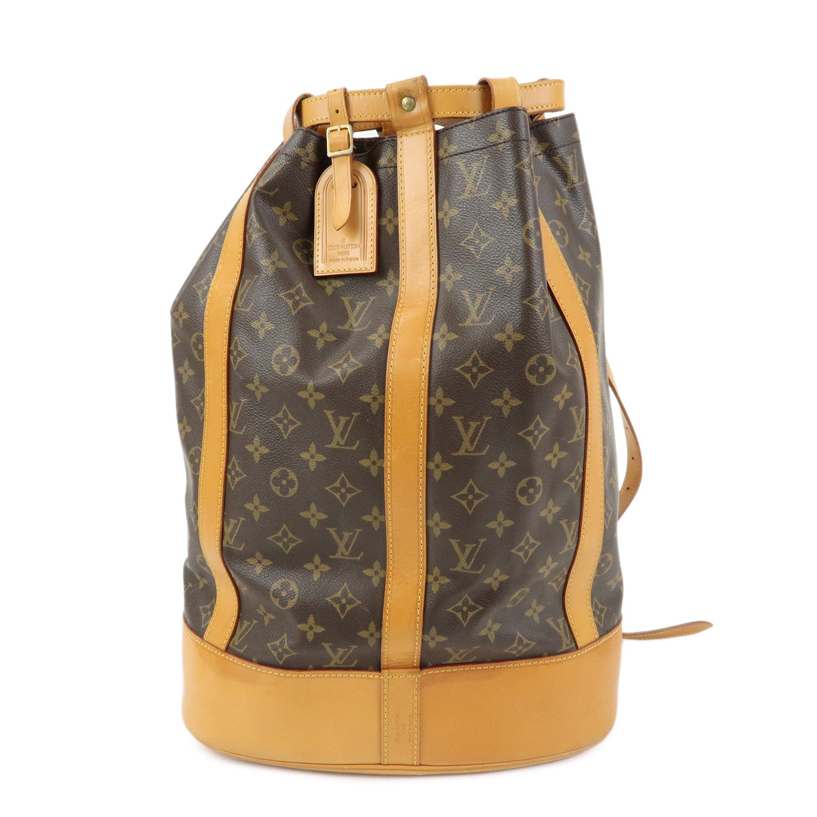 Louis Vuitton Monogram Randonnee GM Shoulder Bag Brown M42244