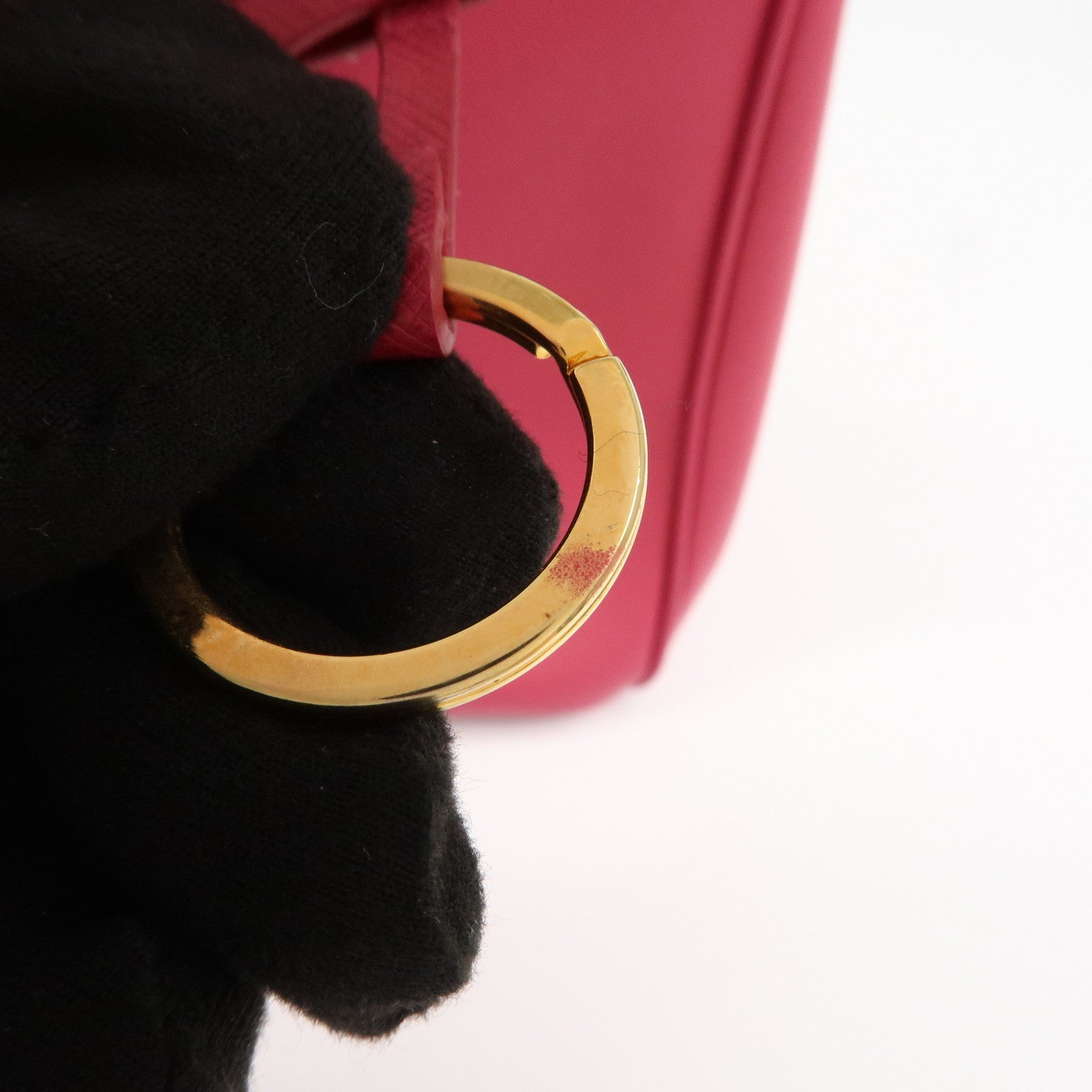 PRADA Saffiano Leather Galleria 2Way Hand Shoulder Bag Pink 1BA863