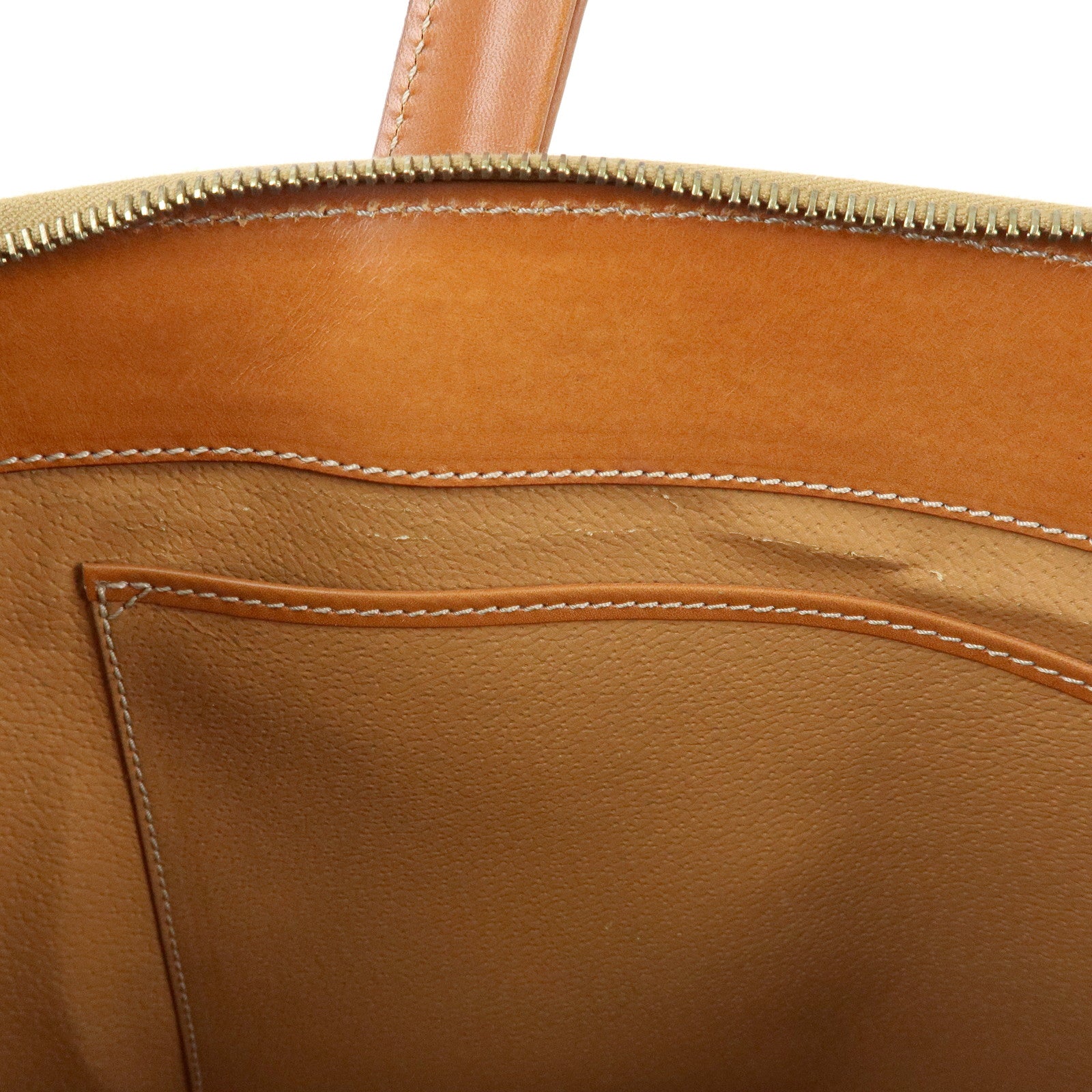 CELINE Macadam PVC Leather 2WAY Bag Hand Bag Shoulder Bag Brown