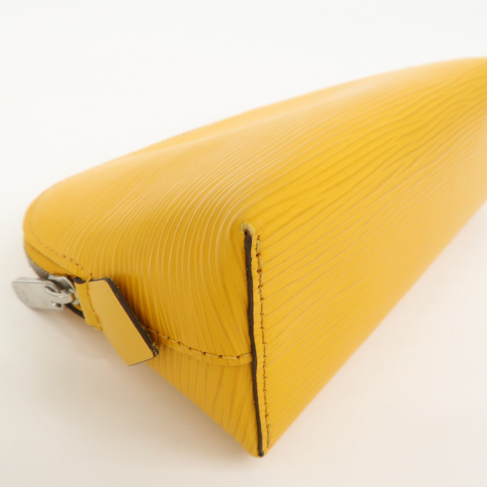 Louis Vuitton Epi Pochette Cosmetic PM Cosmetic Pouch Citron M40639