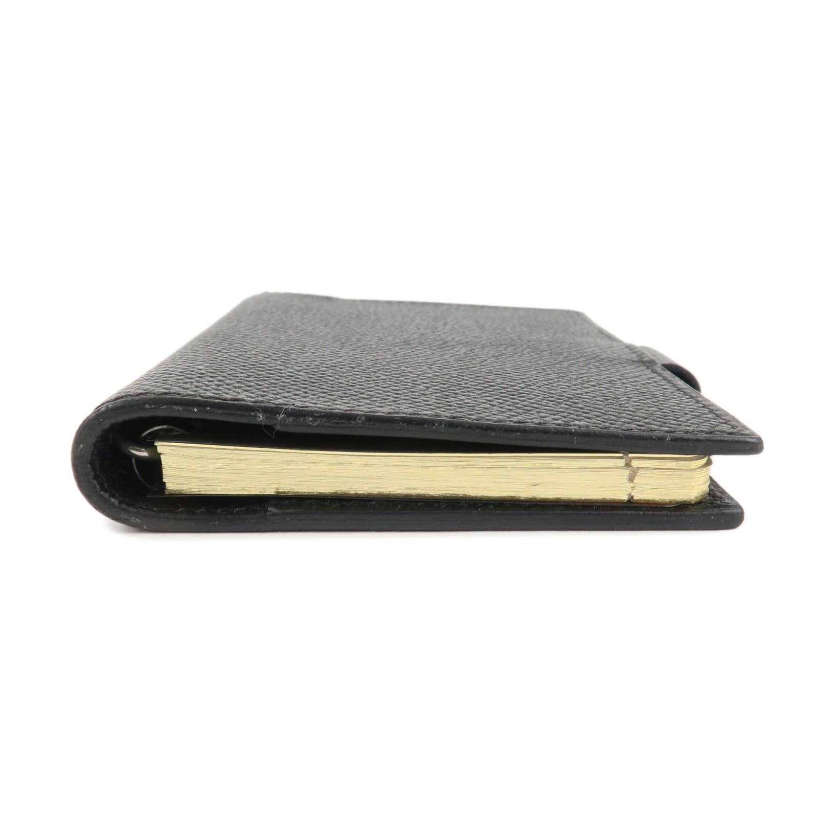 HERMES Agenda PM Epsom Leather Planner Cover Black Used