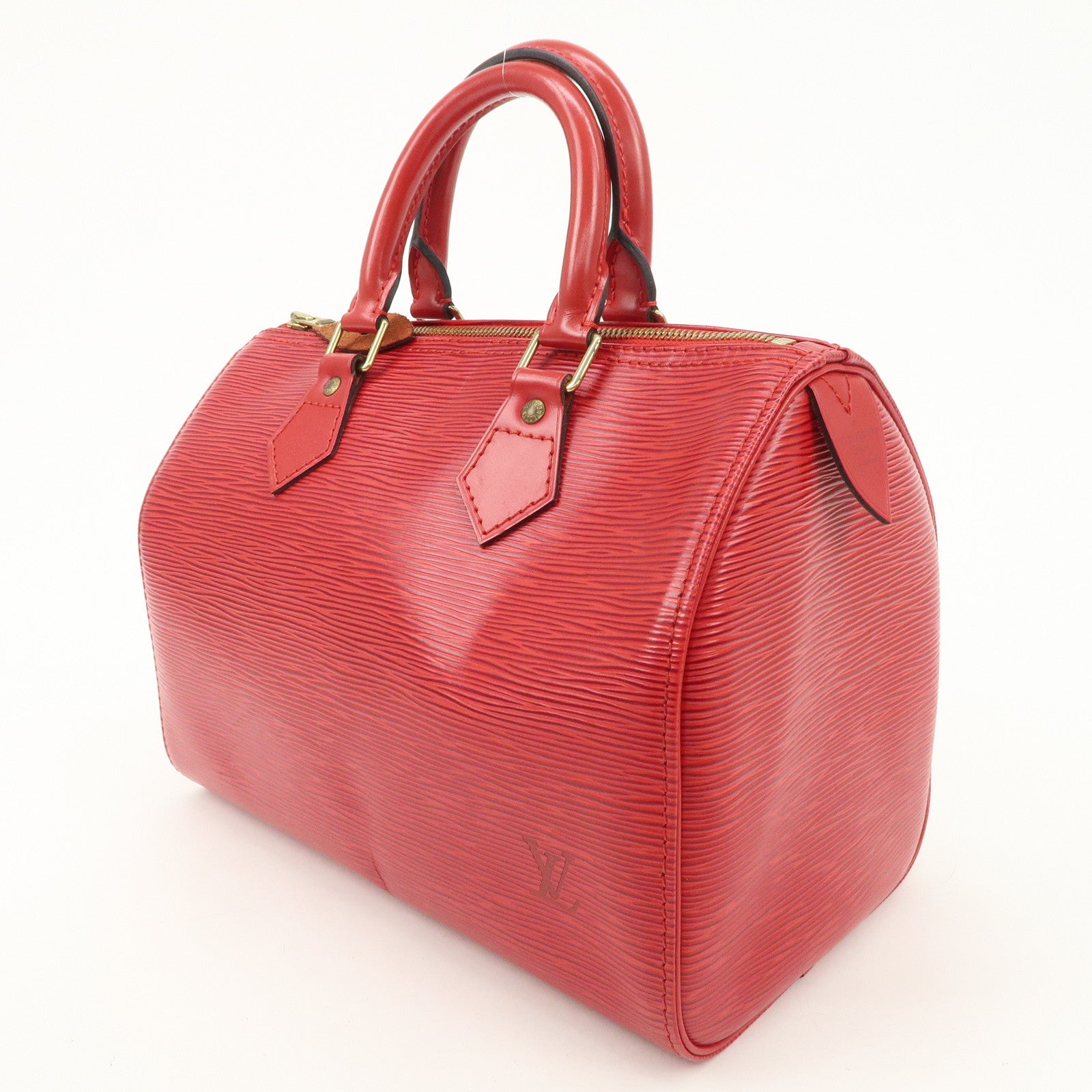Louis Vuitton Epi Speedy 25 Hand Bag Castilian Red M43017