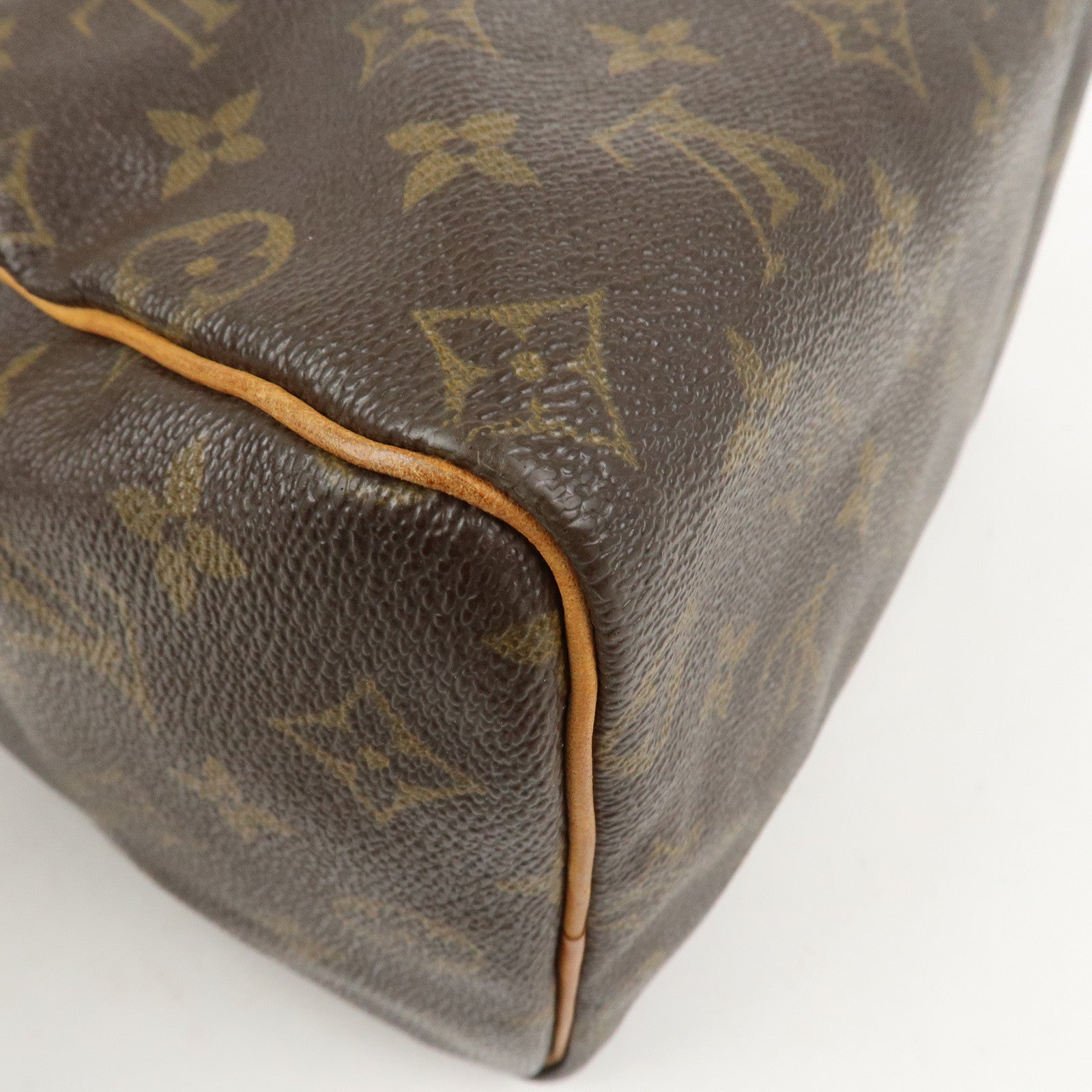 Louis Vuitton Monogram Speedy 25 Boston Bag Hand Bag Brown M41528