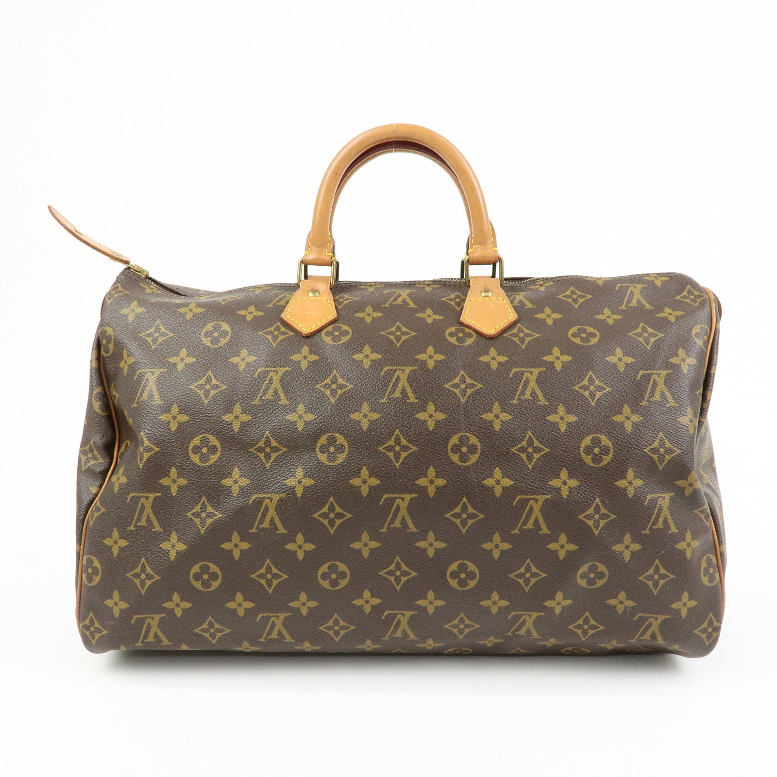 Louis Vuitton Monogram Speedy 40 Hand Bag Boston Bag Brown M41522
