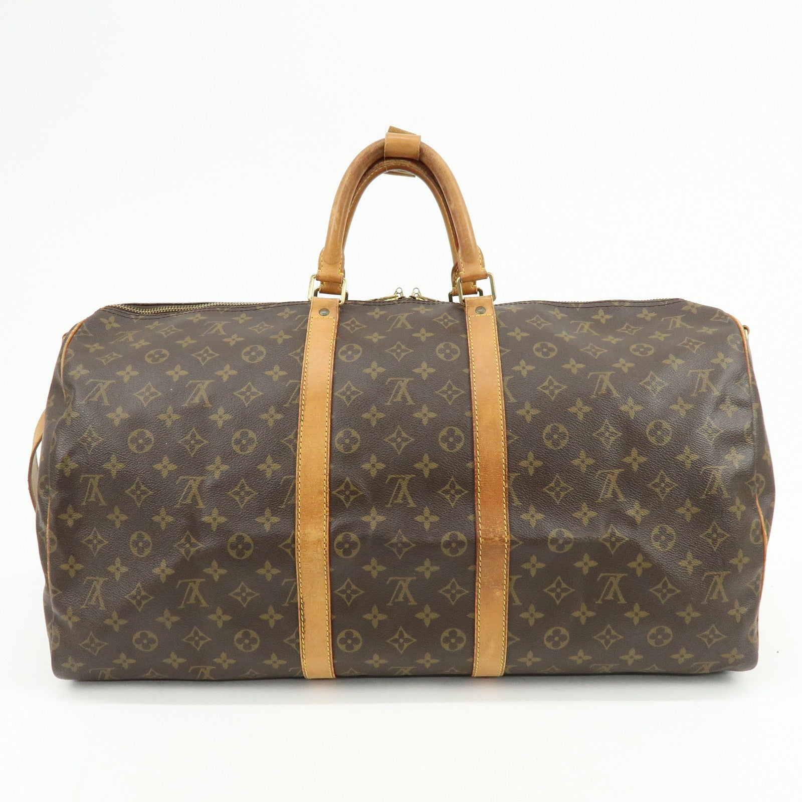Louis Vuitton Monogram Keep All Bandouliere 55 Boston Bag M41414