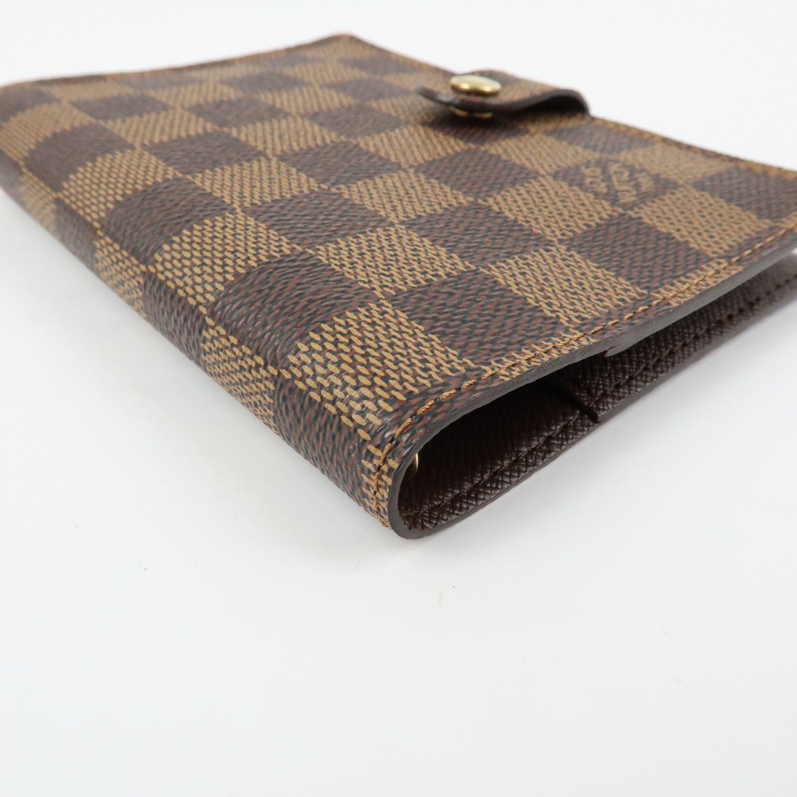 Louis Vuitton Damier Ebene Agenda PM Planner Cover Brown R20700