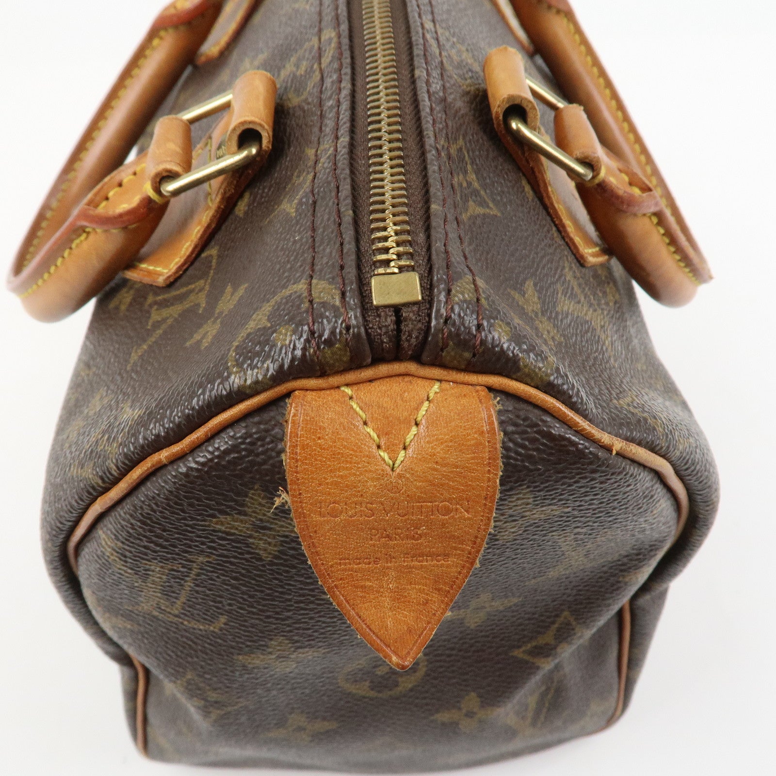 Louis Vuitton Monogram Speedy 25 Boston Bag Hand Bag Brown M41528