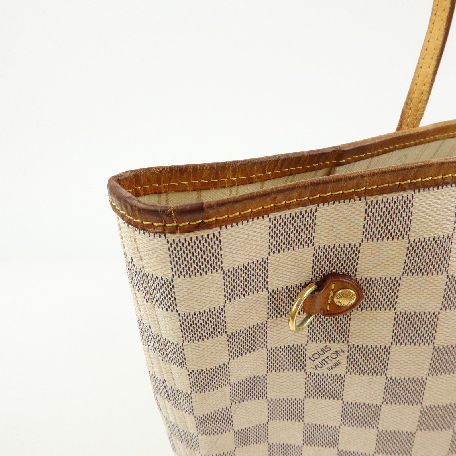 Louis Vuitton Damier Azur Neverfull MM Tote Bag Shoulder Bag N51107