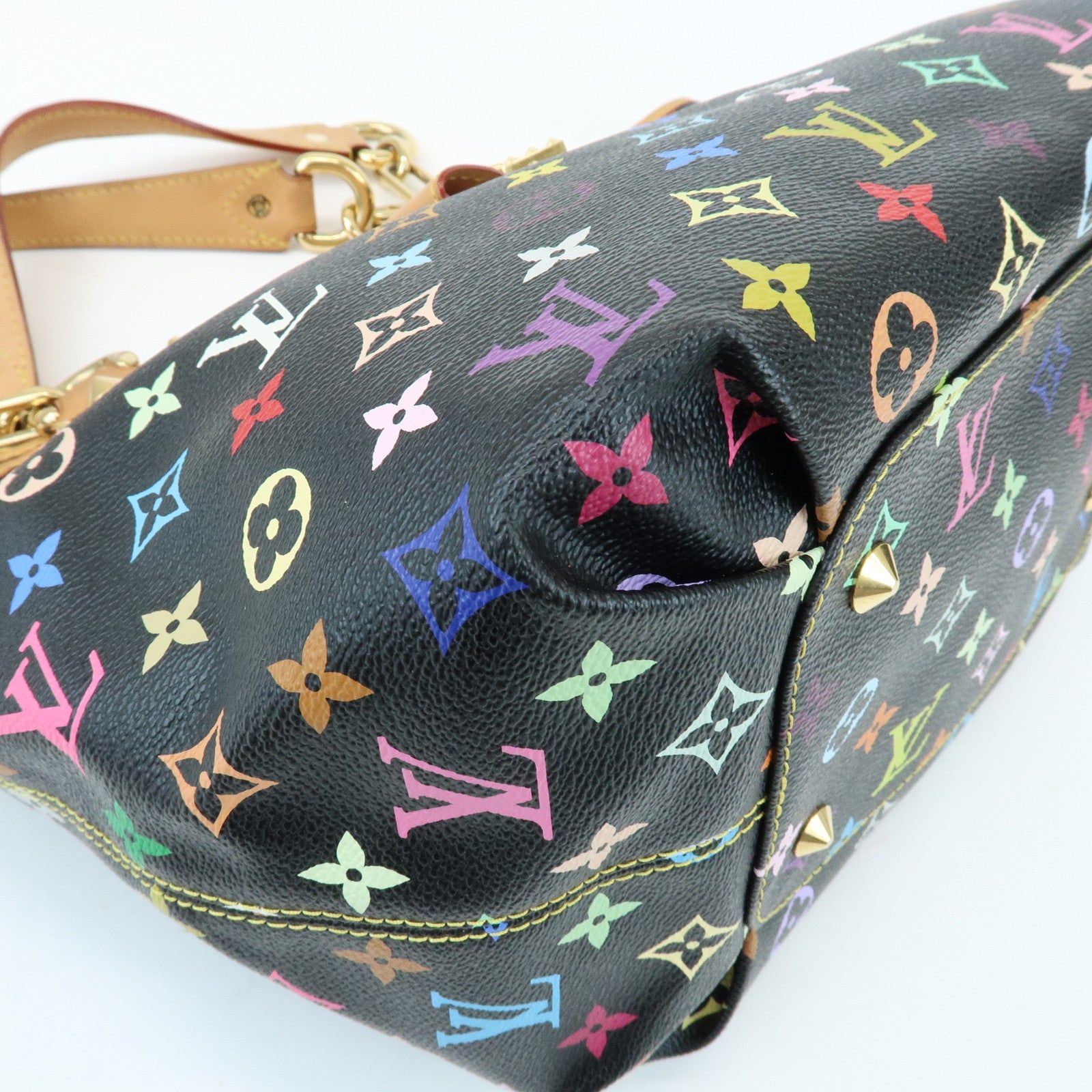 Louis Vuitton Monogram Multicolor Annie MM Shoulder Bag Noir M40308
