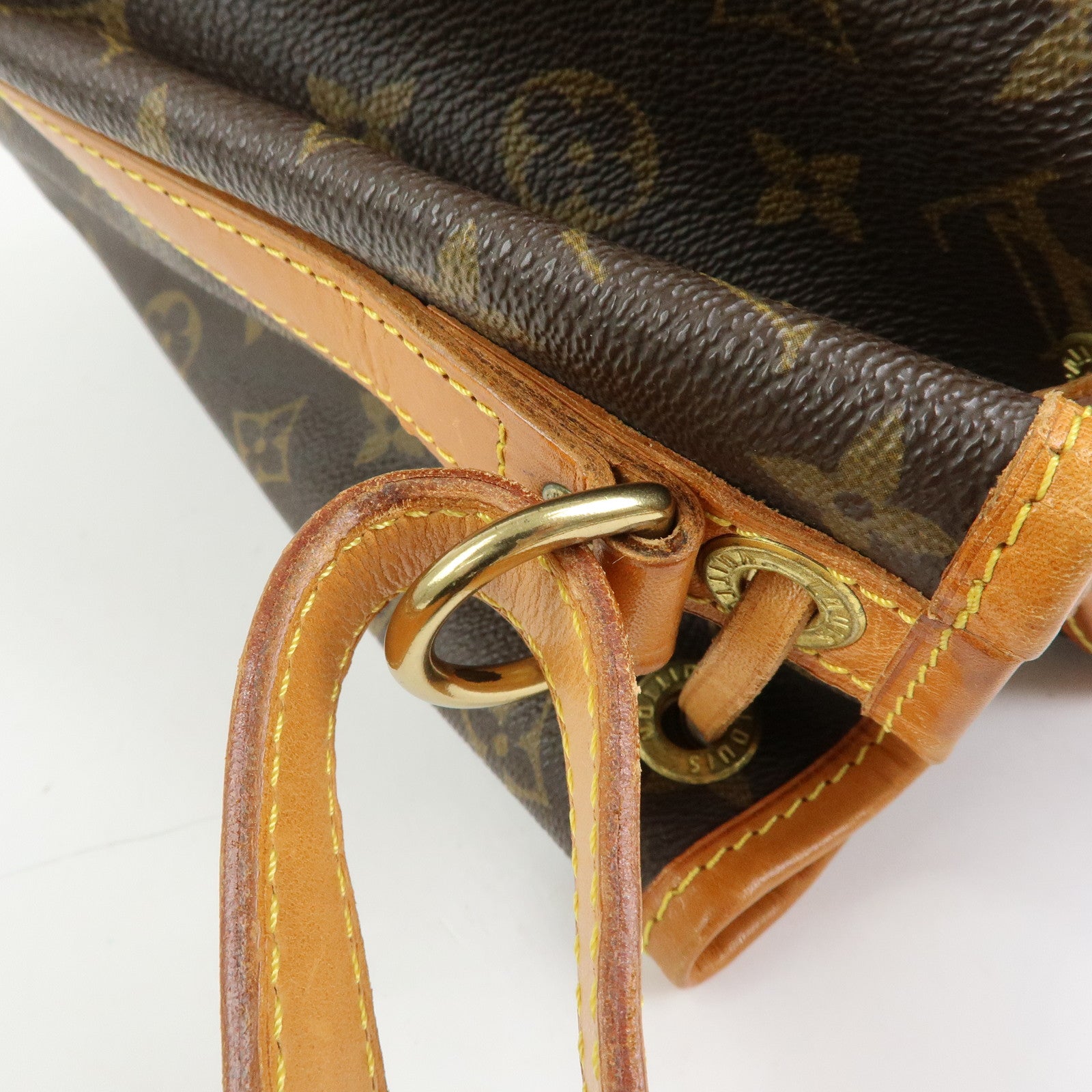 Louis Vuitton Monogram Petit Noe Shoulder Bag Brown M42226