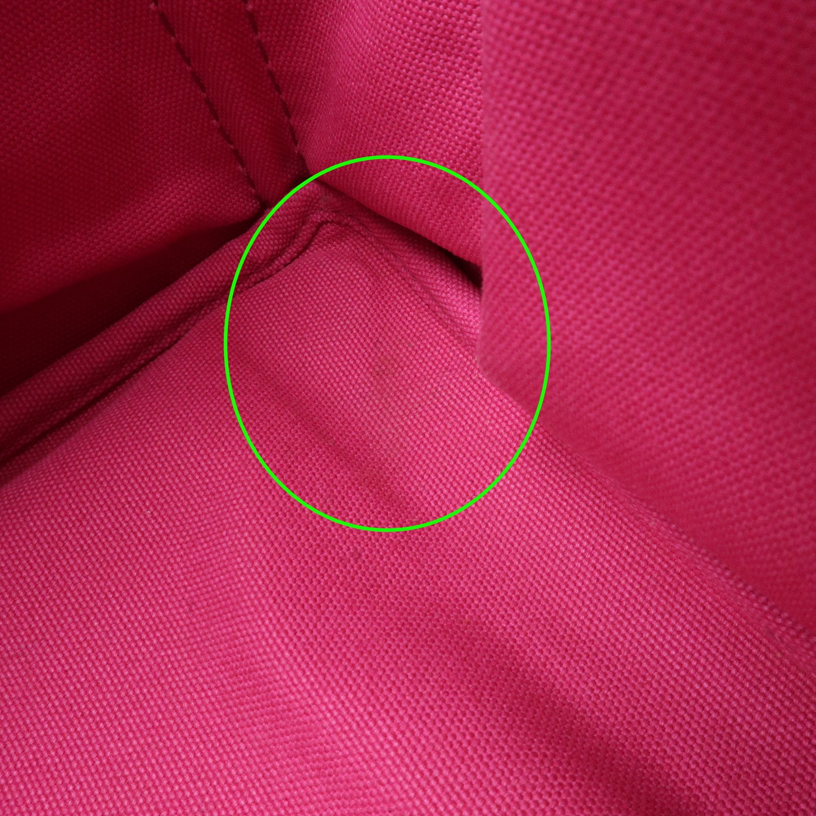 PRADA Triangle Logo Canapa Canvas Hand Bag Tote Bag Pink BN1872