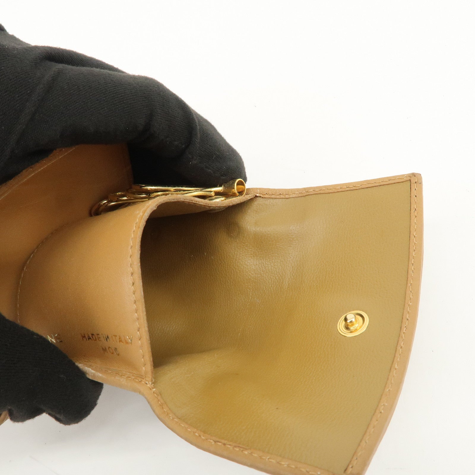 CELINE Macadam Set of 2 Sunglasses Case Key Case Brown