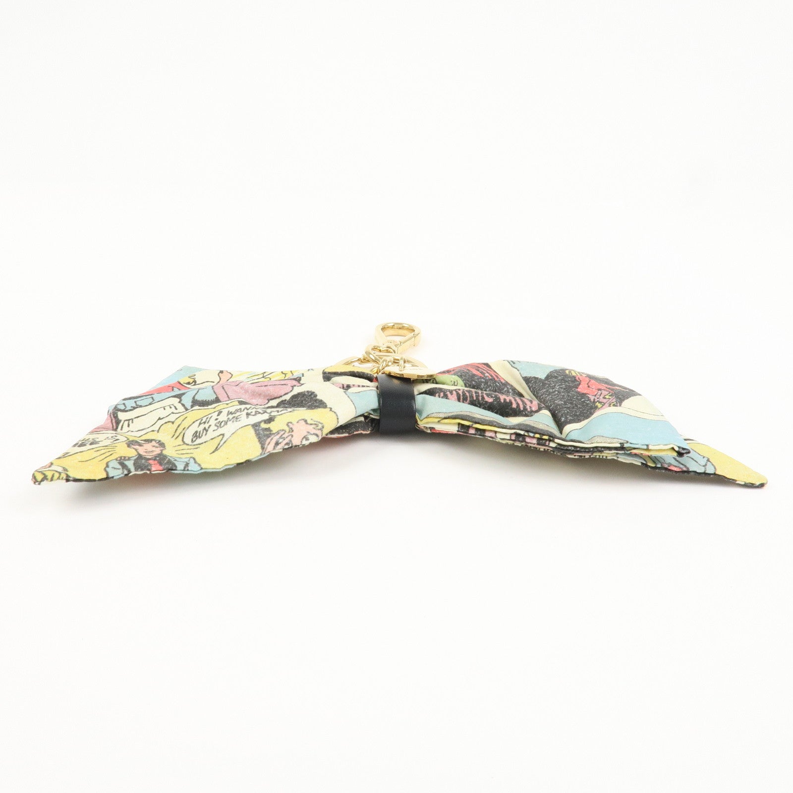 PRADA American Comic Ribbon Bag Charm Key Chain 1TT085