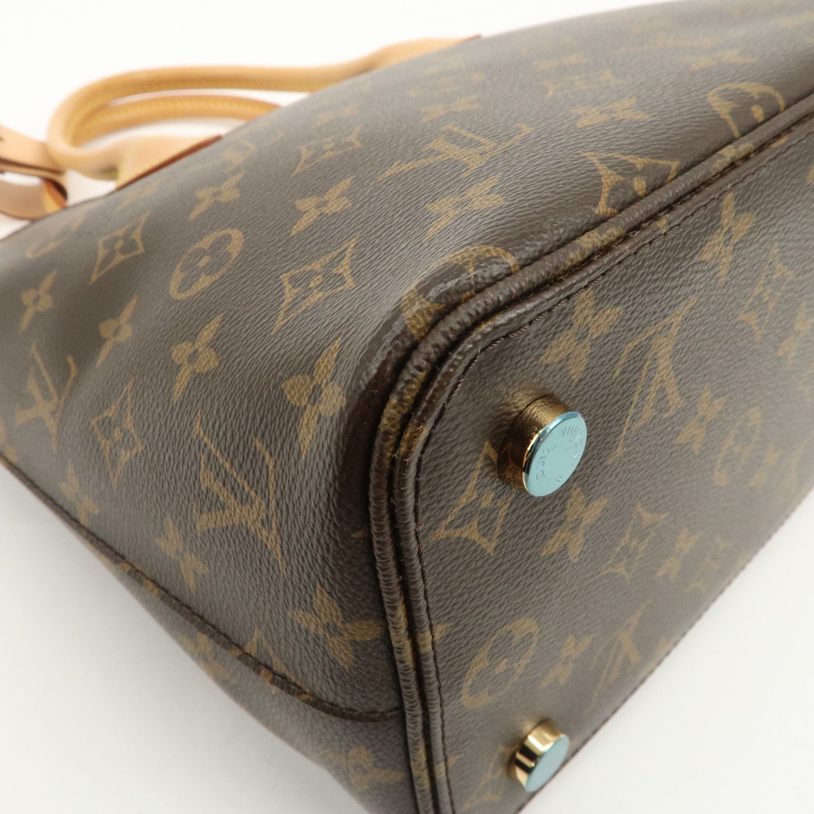 Louis Vuitton Monogram Leather Lockit PM Hand Bag Brown M40613