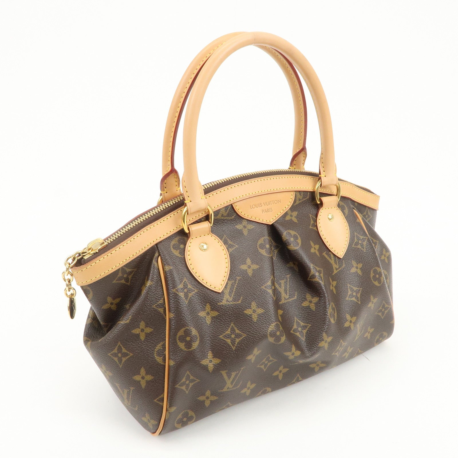 Louis Vuitton Monogram Tivoli PM Hand Bag Shoulder Bag Brown M40143