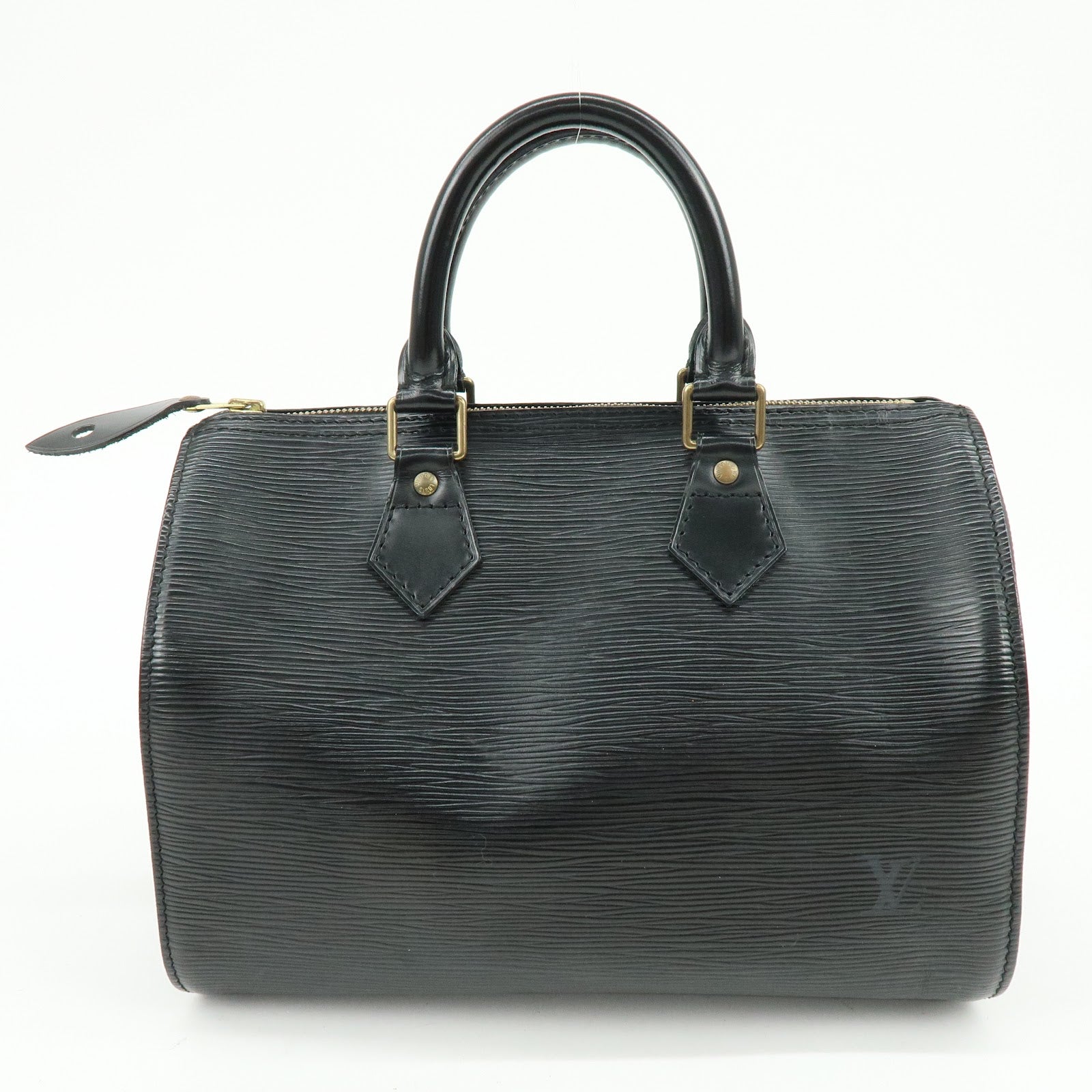 Louis Vuitton Epi Leather Speedy 25 Hand Bag Boston Bag Noir M59032