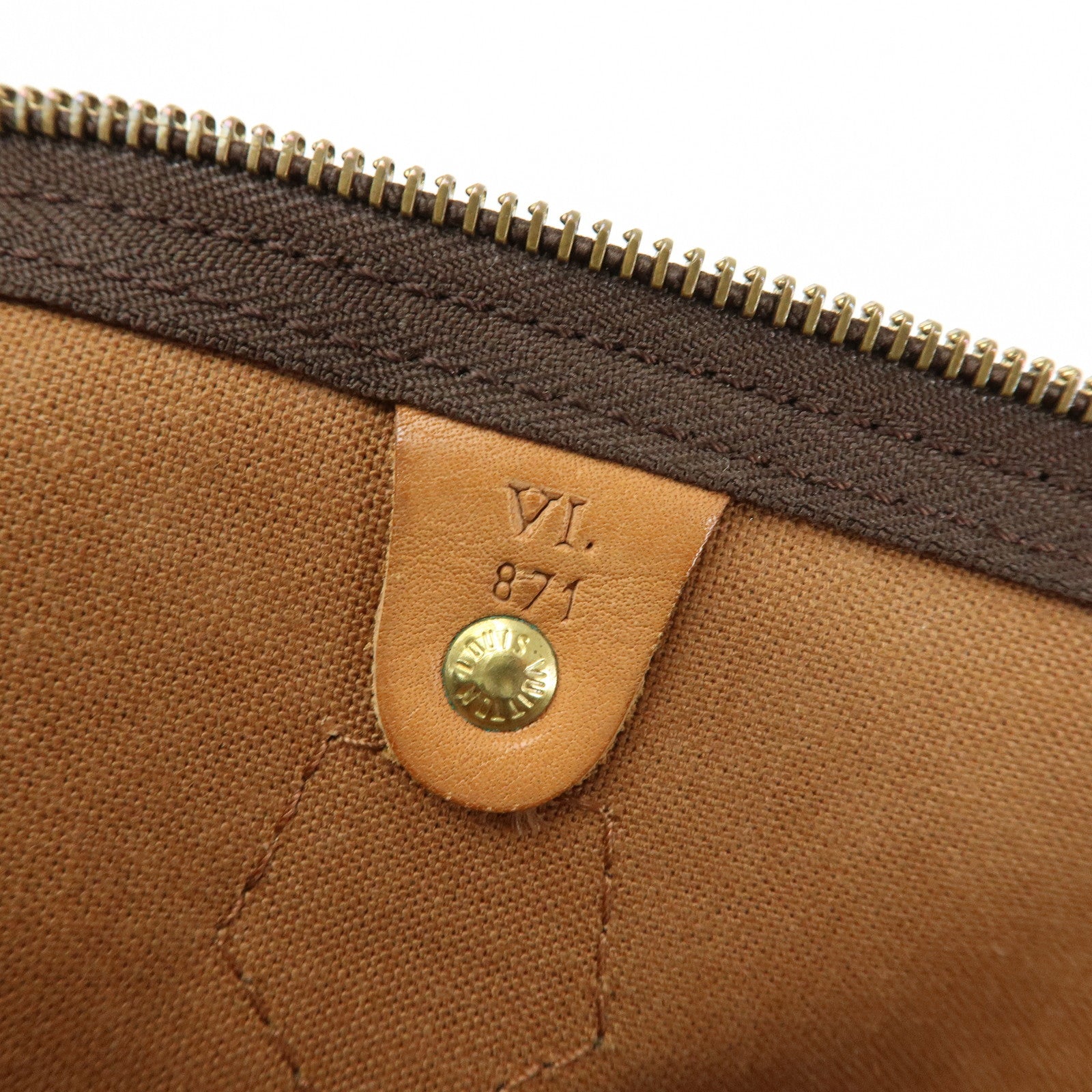 Louis Vuitton Monogram Speedy 40 Hand Bag Boston Bag Brown M41522