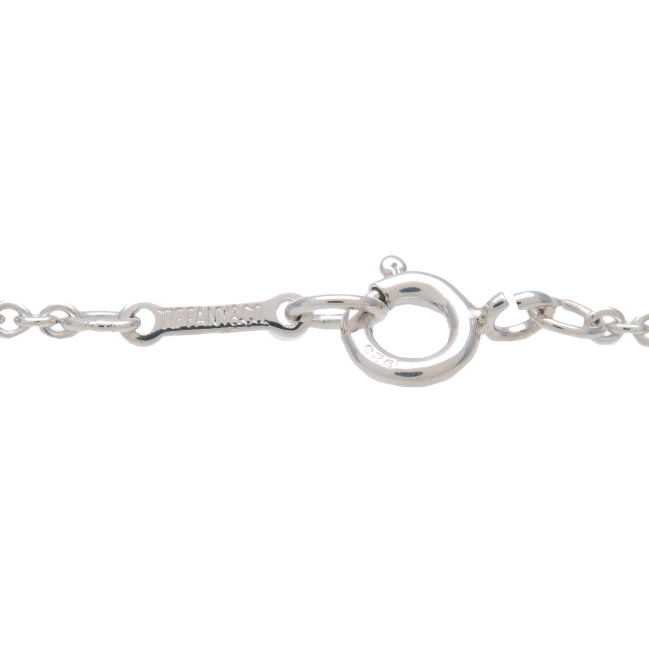 Tiffany & Co Open Heart Necklace 22MM SV925 Silver