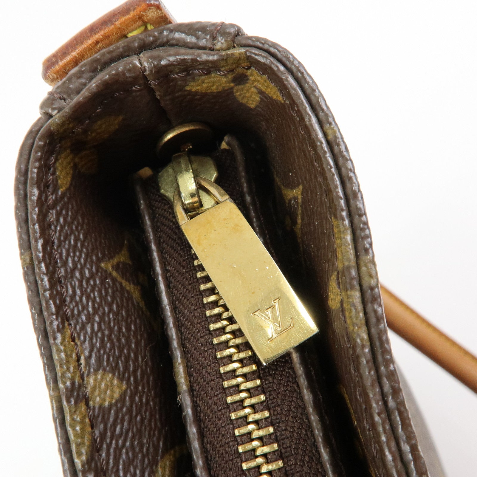 Louis Vuitton Monogram Looping GM Shoulder Bag Brown M51145