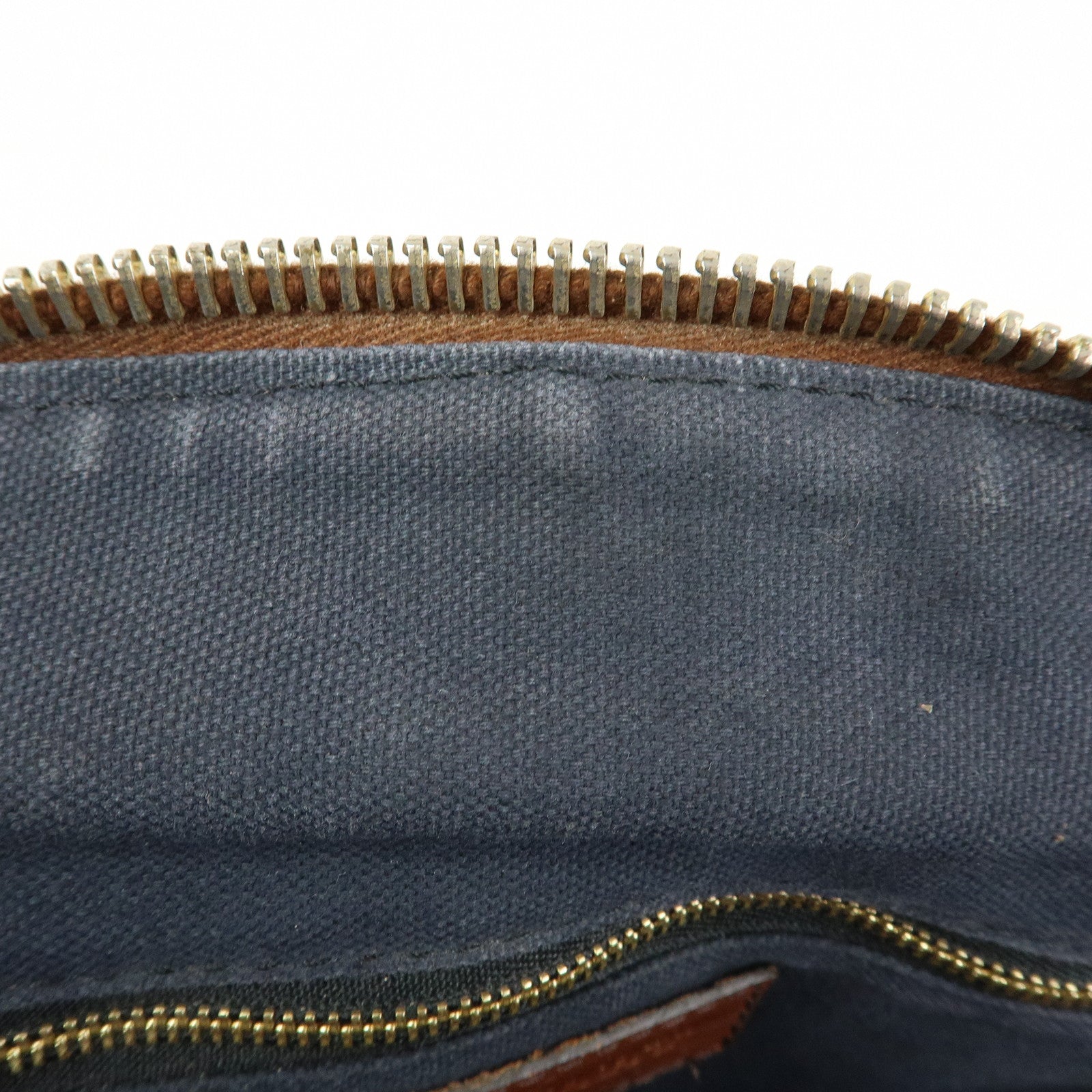 BURBERRY Nova Plaid Canvas Leather Hand Bag Beige Brown