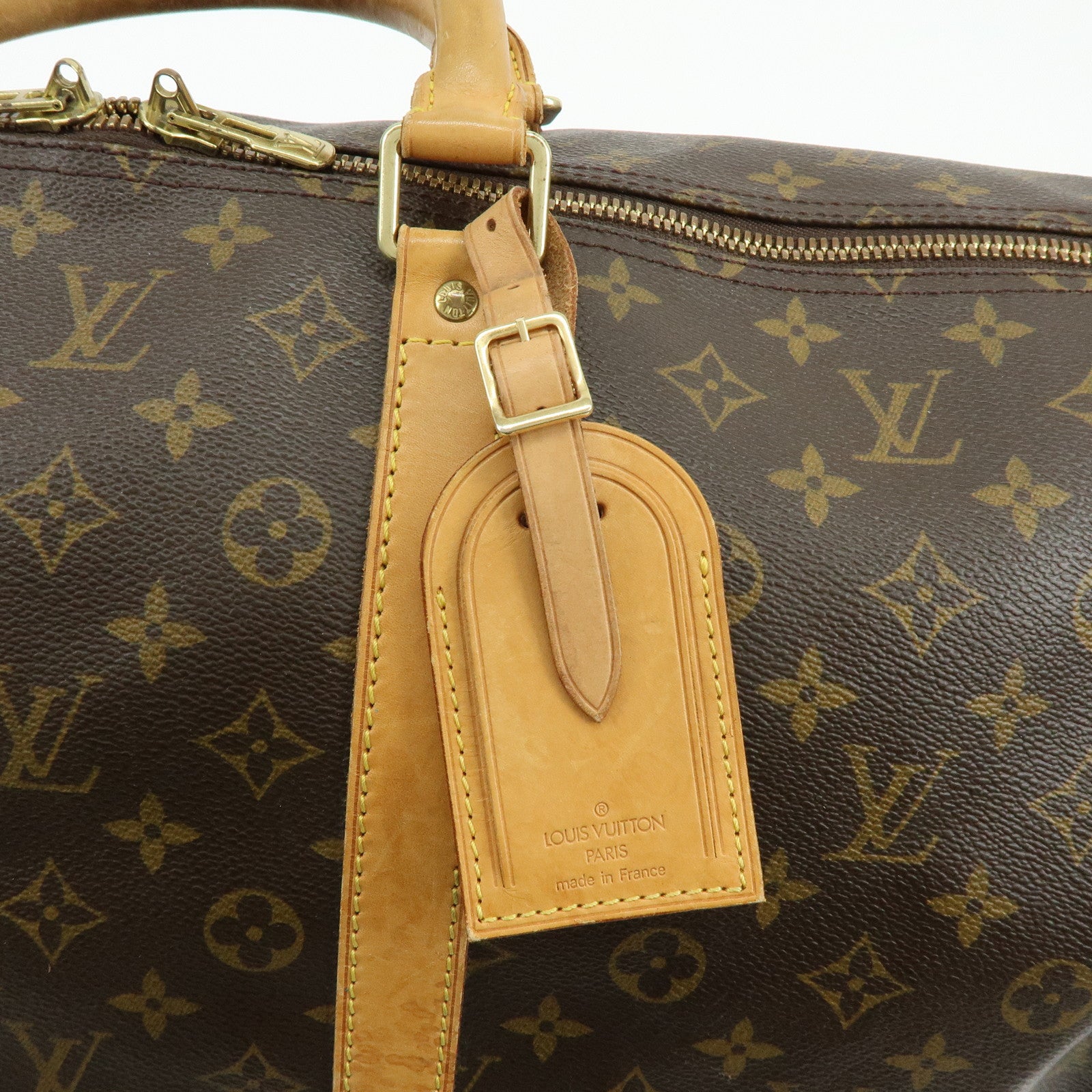 Louis Vuitton Monogram Keep All Bandouliere 50 Boston Bag M41416
