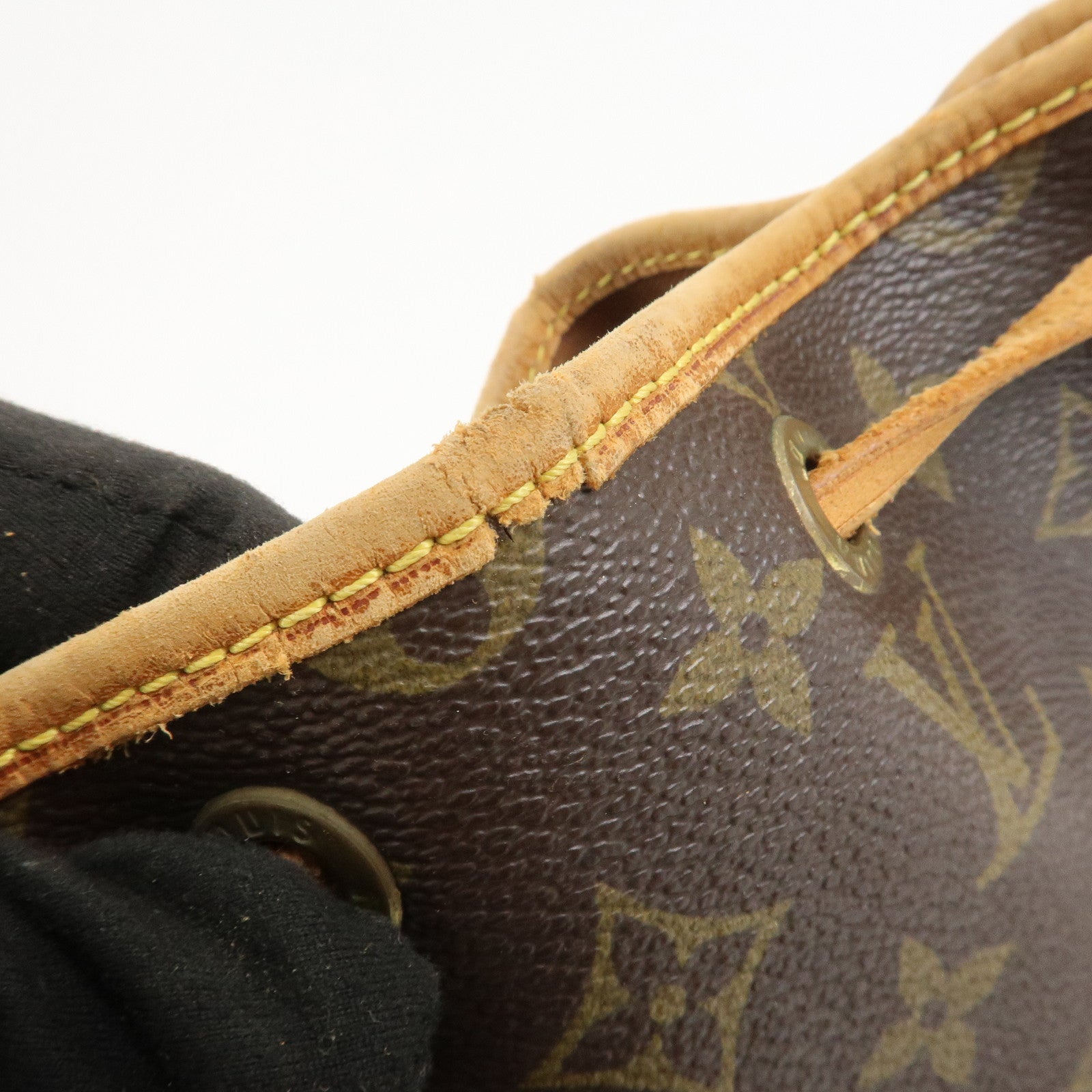 Louis Vuitton Monogram Petit Noe Shoulder Bag Brown M42226