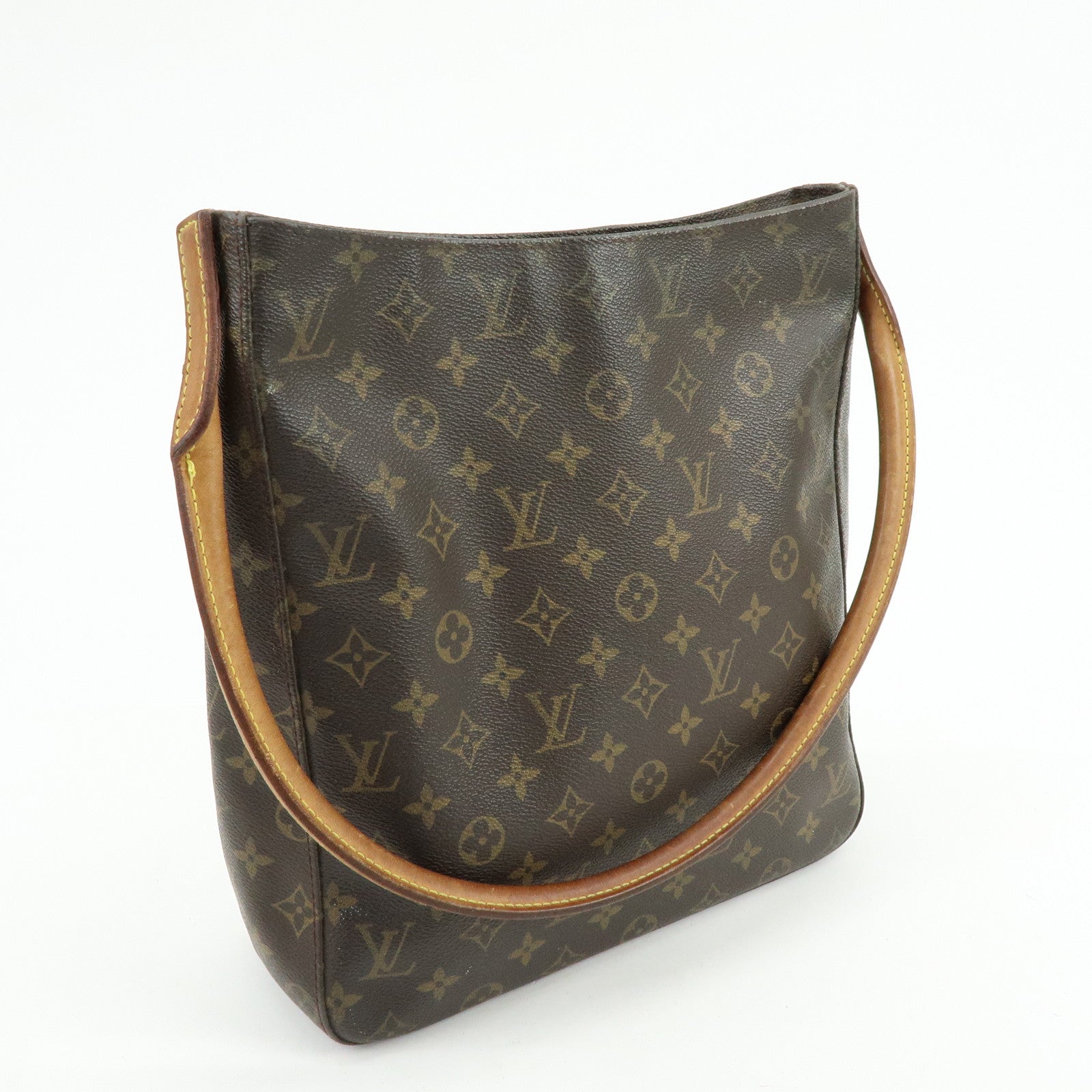 Louis Vuitton Monogram Looping GM Shoulder Bag Brown M51145