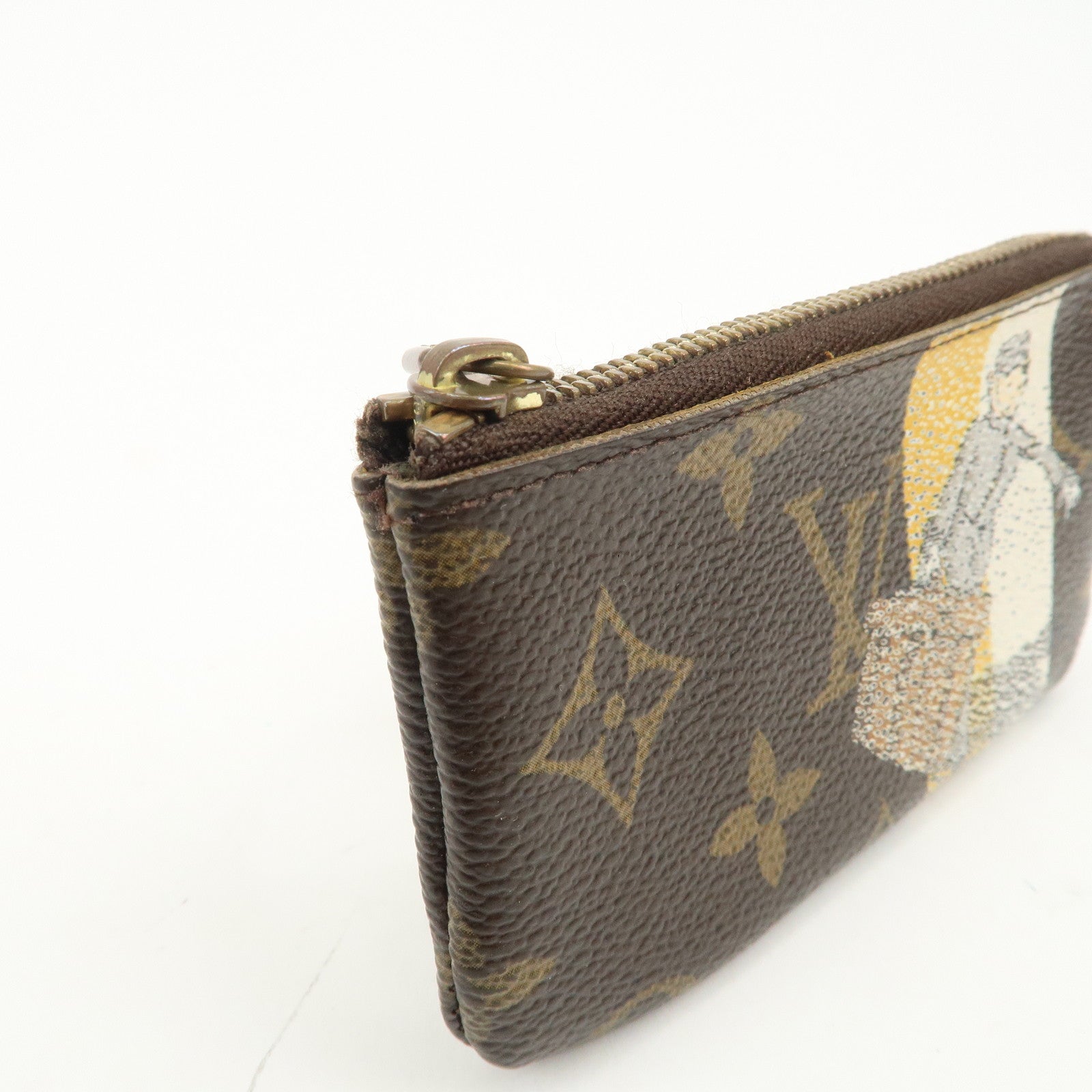 Louis Vuitton Monogram Groom Pochette Cles Coin Case M60033