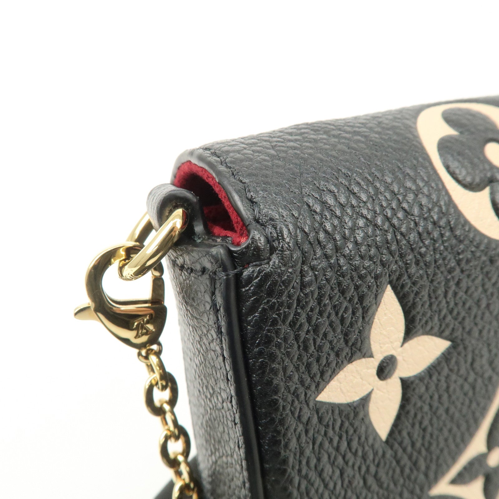 Louis Vuitton Monogram Empreinte Pochette Félicie Black M82479 Used