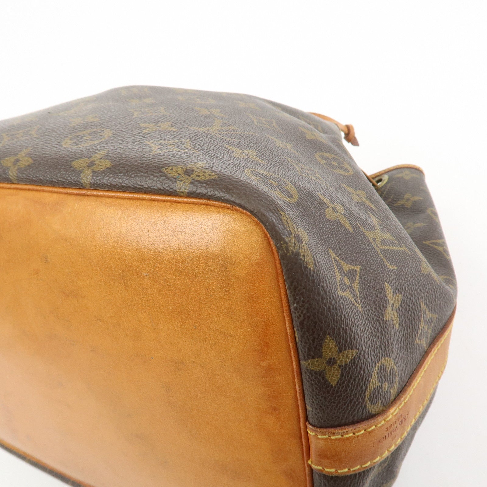 Louis Vuitton Monogram Petit Noe Shoulder Bag Brown M42226