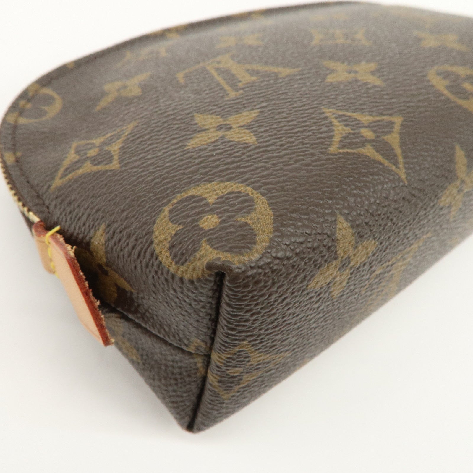 Louis Vuitton Monogram Pochette Cosmetic Pouch Brown M47515