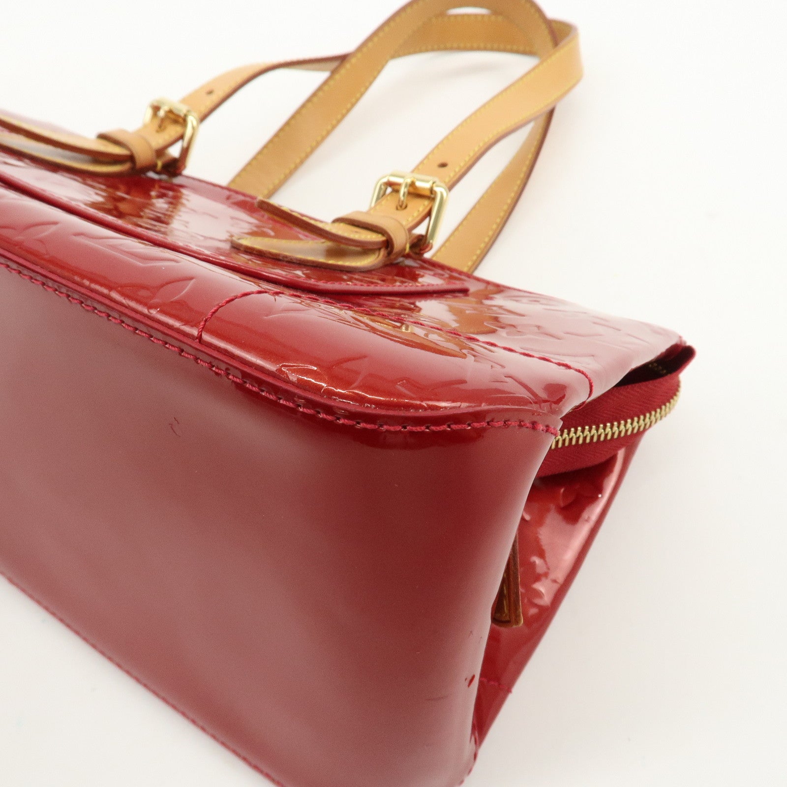 Louis Vuitton Vernis Rosewood Avenue Hand Bag Pomme D'Amour M93507