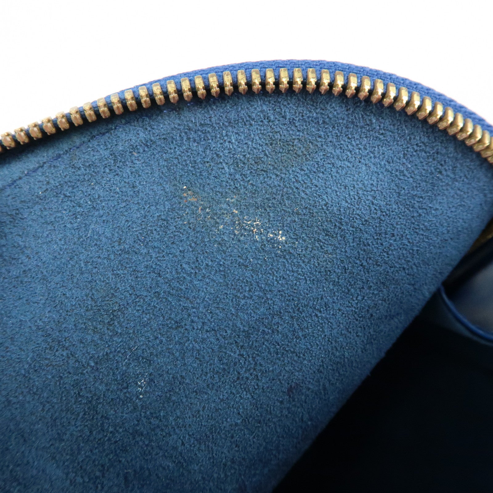 Louis Vuitton Epi Leather Alma Hand Bag Toledo Blue M52145