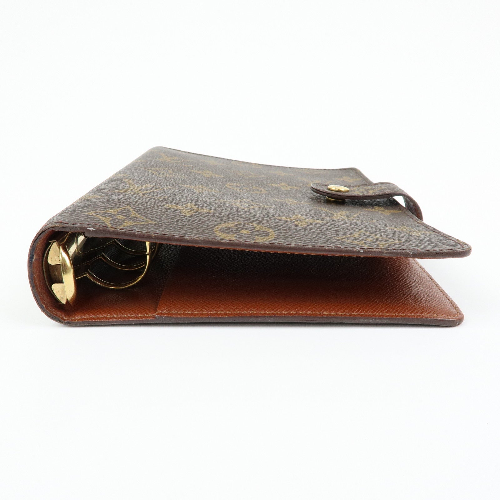 Louis Vuitton Monogram Agenda MM Planner Cover Brown R20105