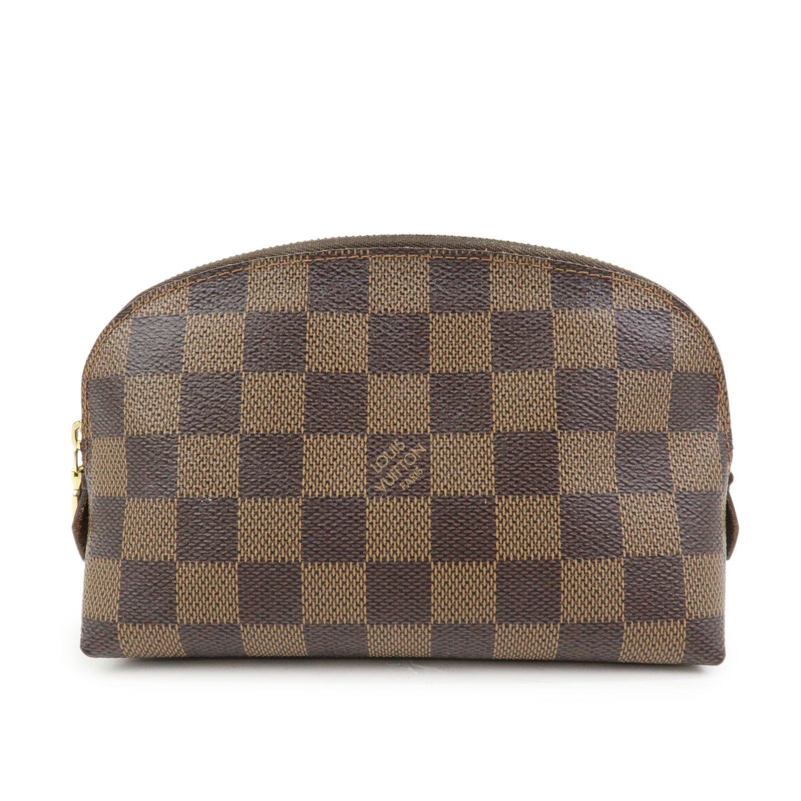 Louis Vuitton Damier Pochette Cosmetic PM Pouch Brown N47516