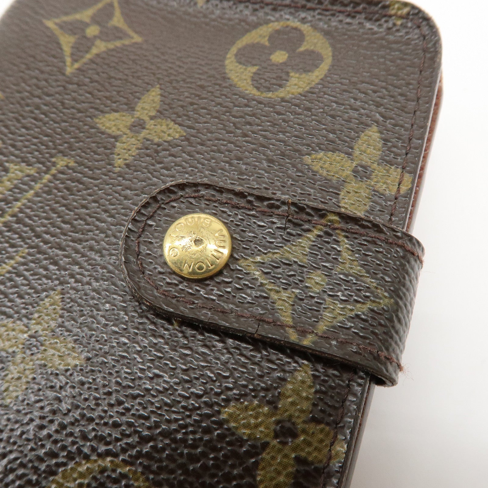 Louis Vuitton Monogram Set of 2 Bi-fold Wallets Brown M61667 M61660